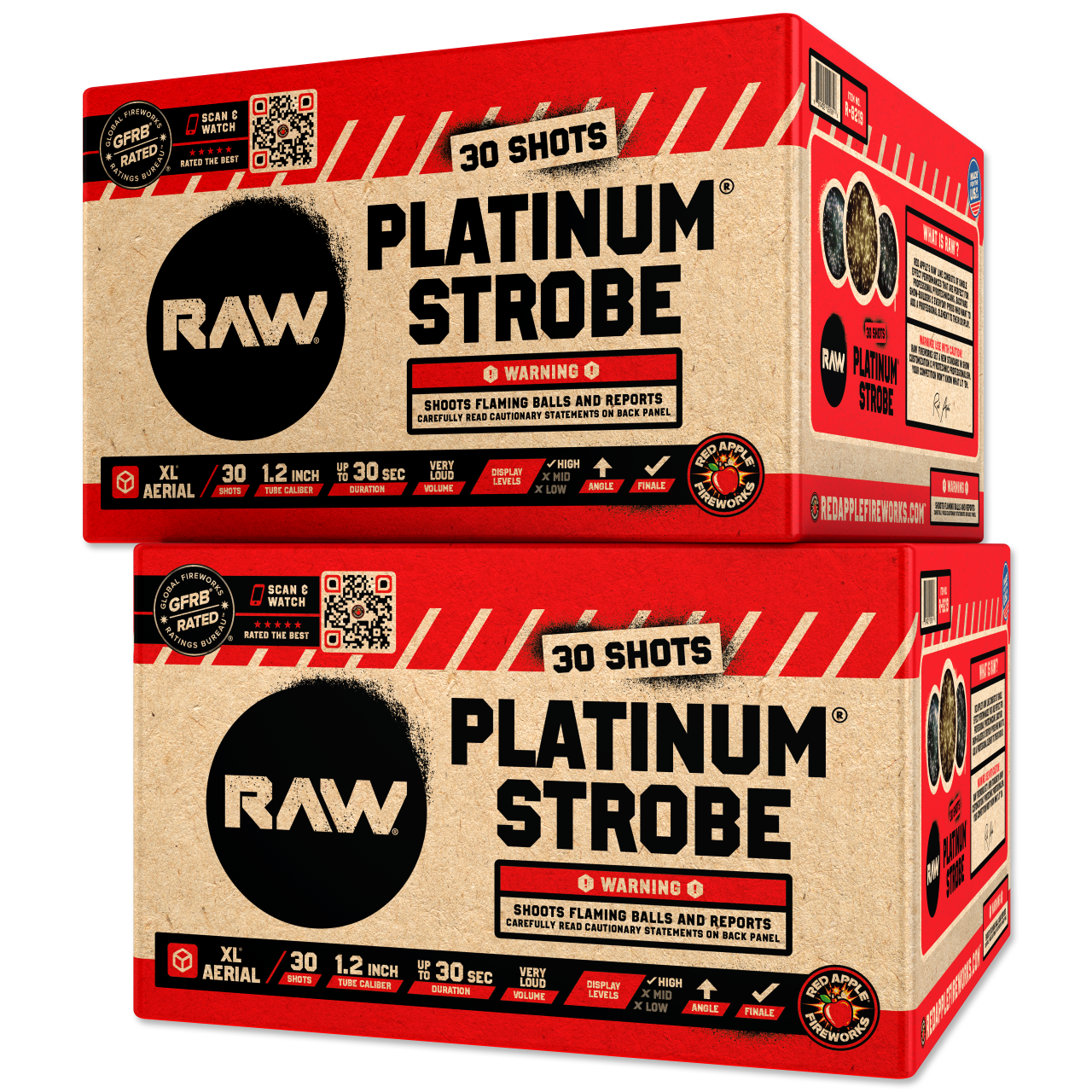 Platinum® Strobe 30-Shots XL® Aerials XL® Aerial Cakes (Up to 500 Grams)