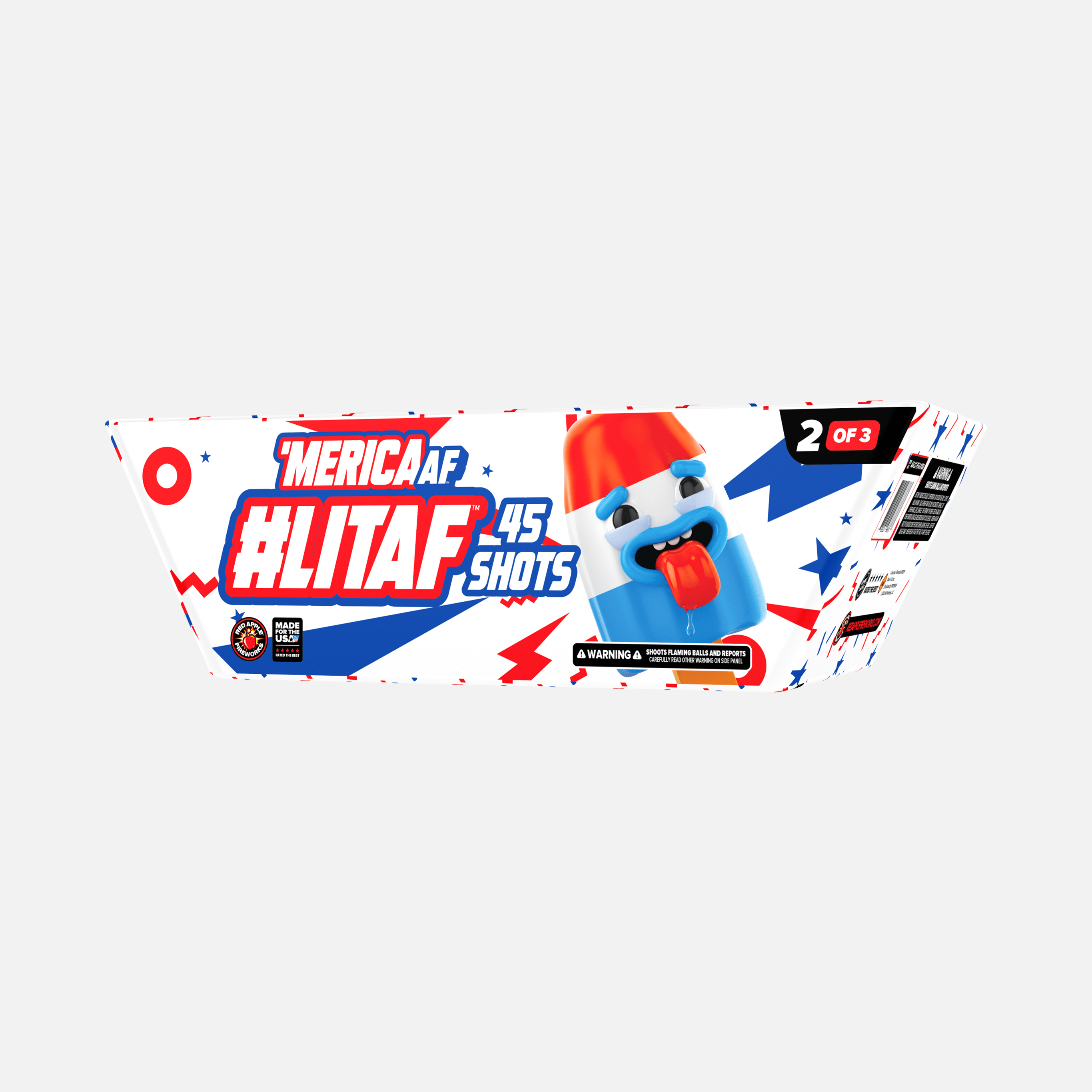 'MERICA AF™ #LITAF™ 135 Shots XL® Aerial Finale Set®