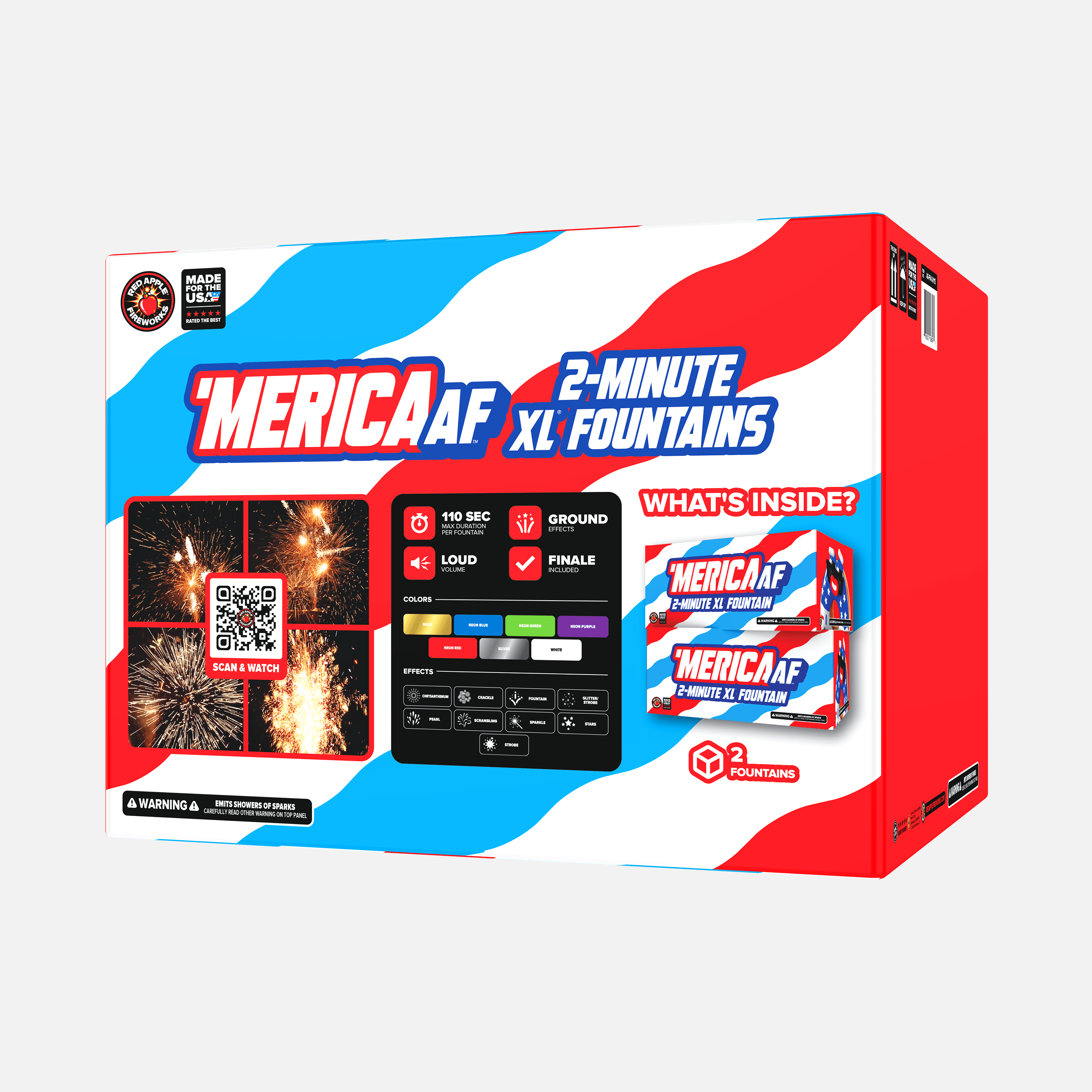 'Merica AF™ 2-Minute XL® Fountains