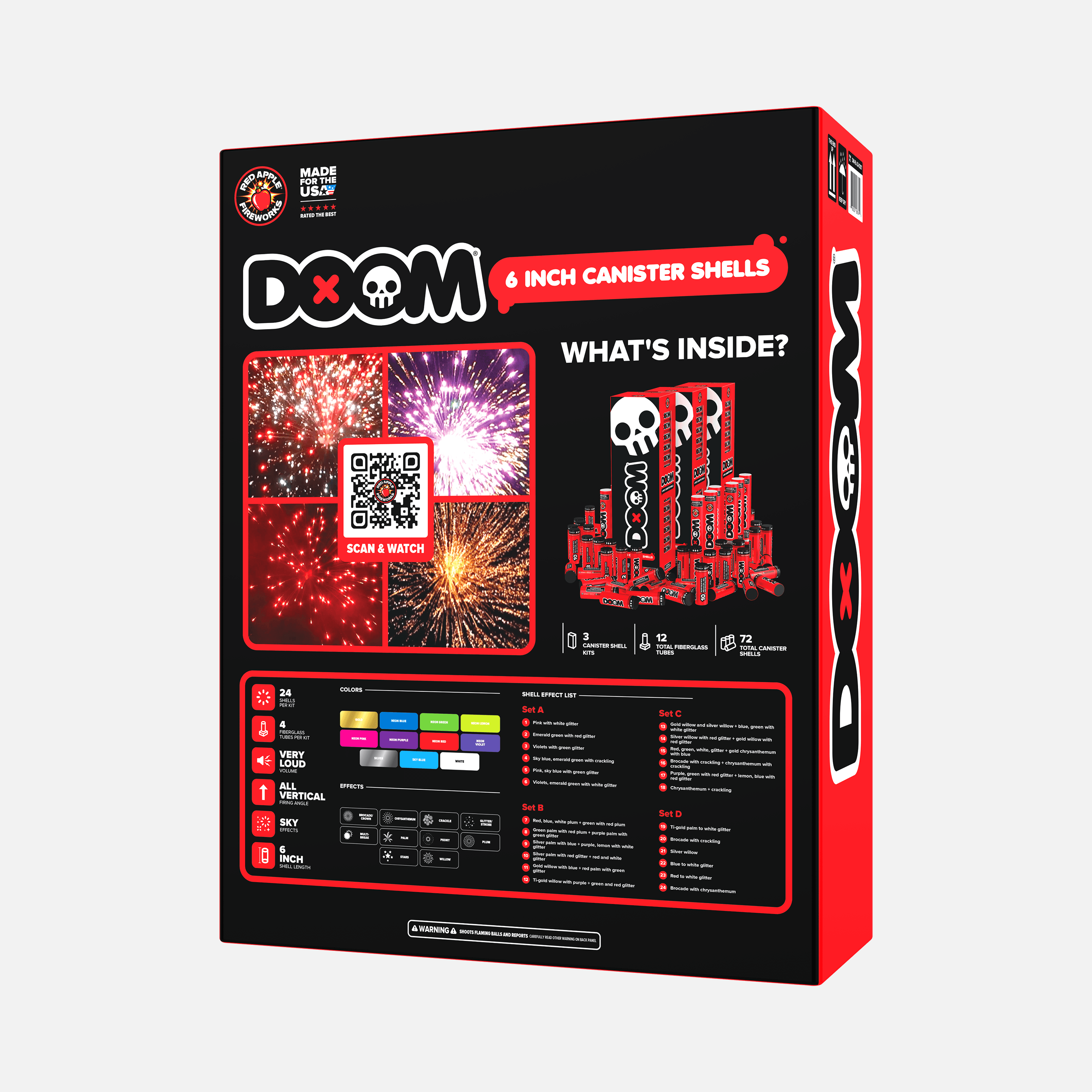 DOOM® 6 Inch Canister Shells