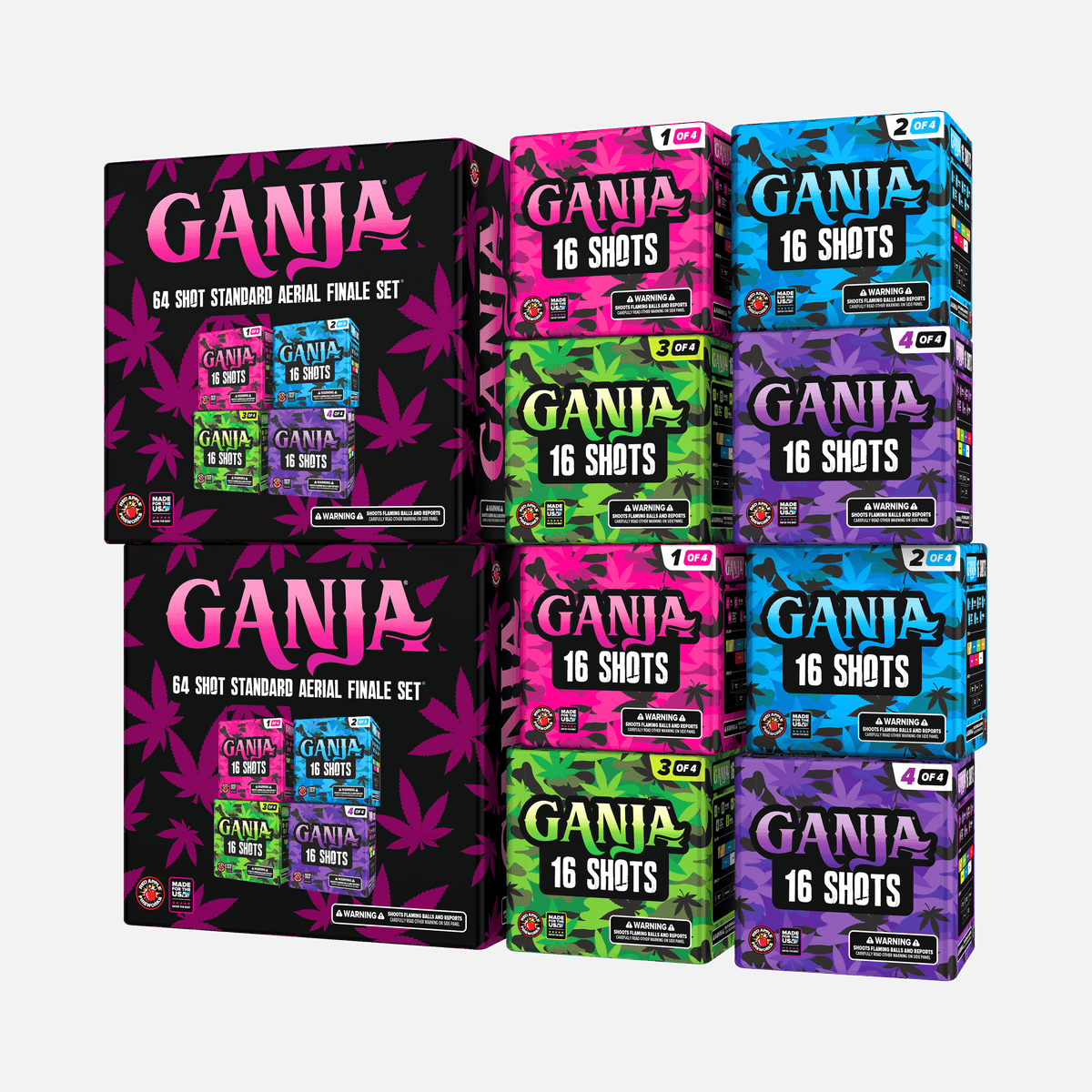 Ganja® 64 Shot Standard Aerial Finale Sets®