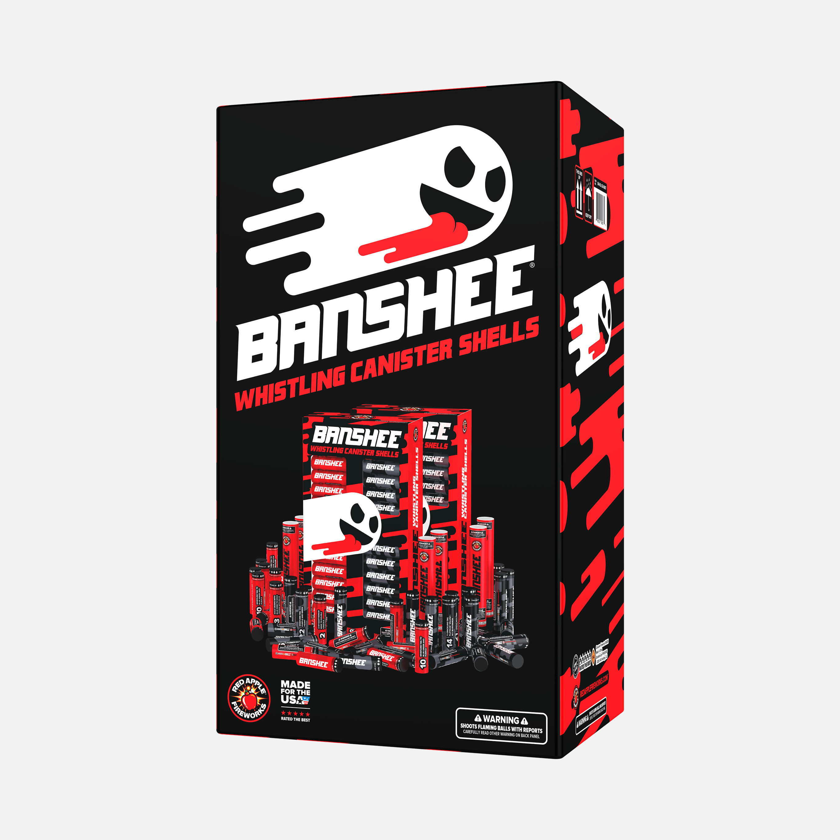 Banshee™ 6 and 7 Inch Whistling Canister Shells