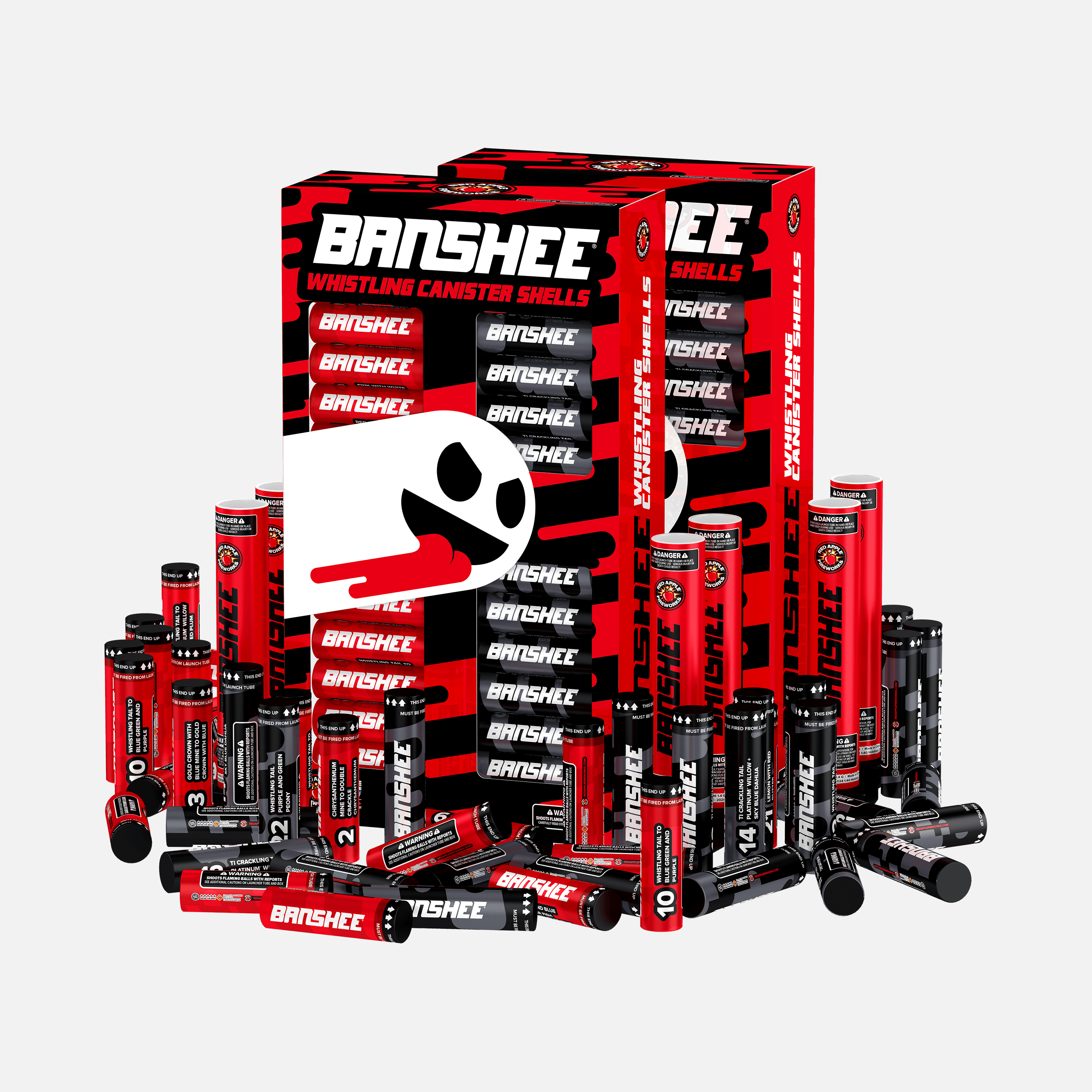Bansheeâ„¢ 6 and 7 Inch Whistling Canister Shells