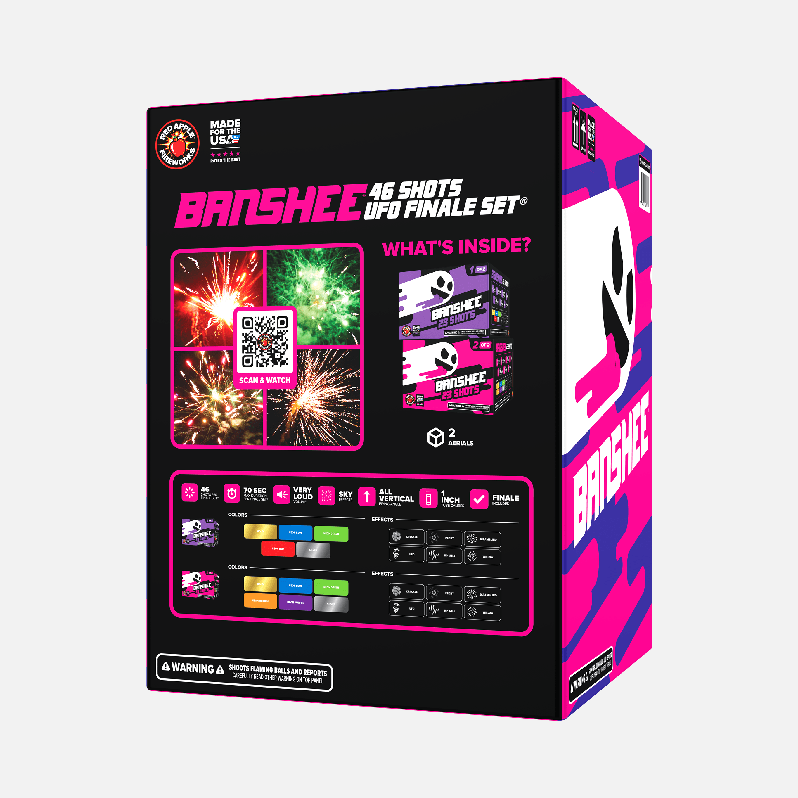Banshee™ 46 Shots UFO Finale Set®
