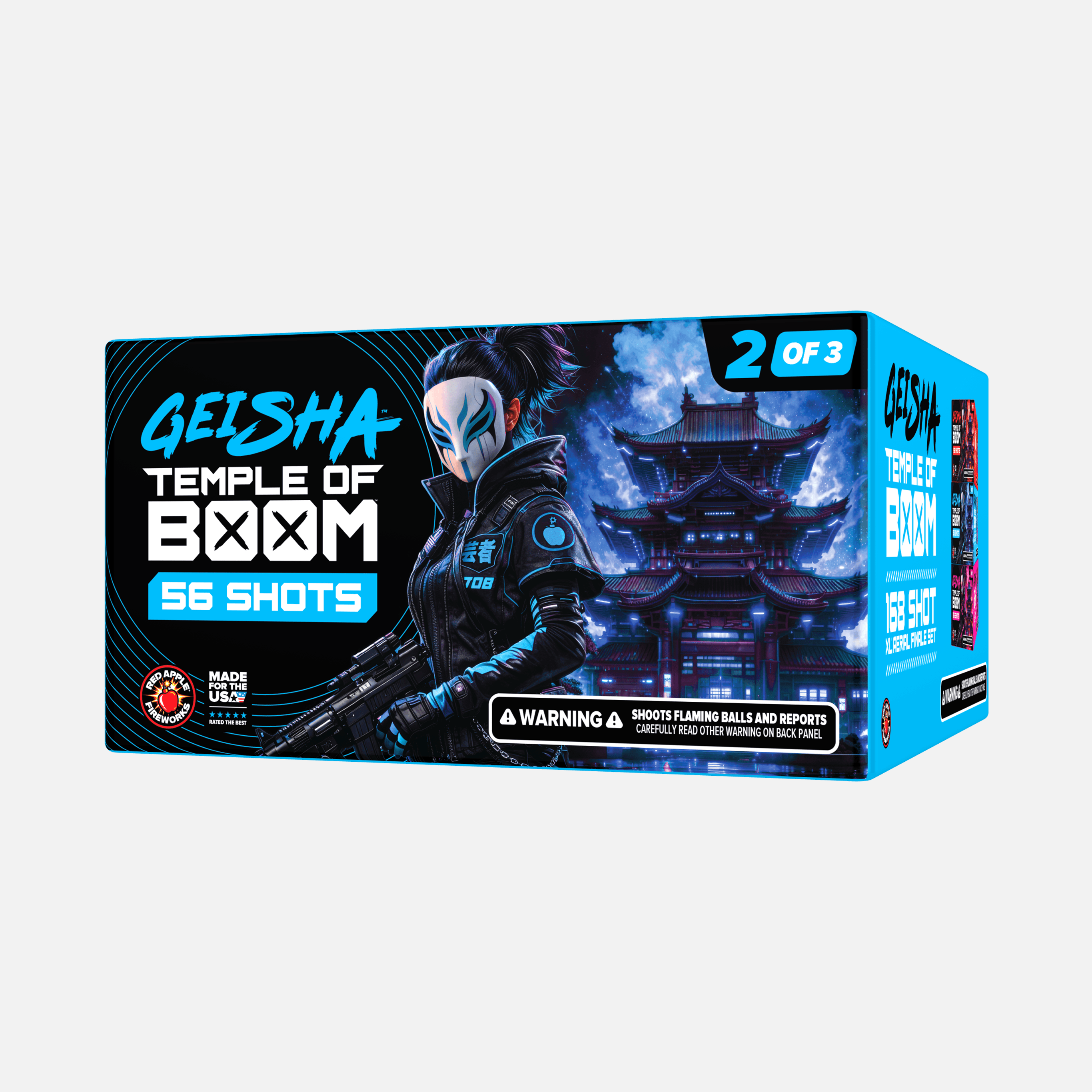Geisha® Temple of Boom™ 168 Shot XL® Aerial Finale Set®