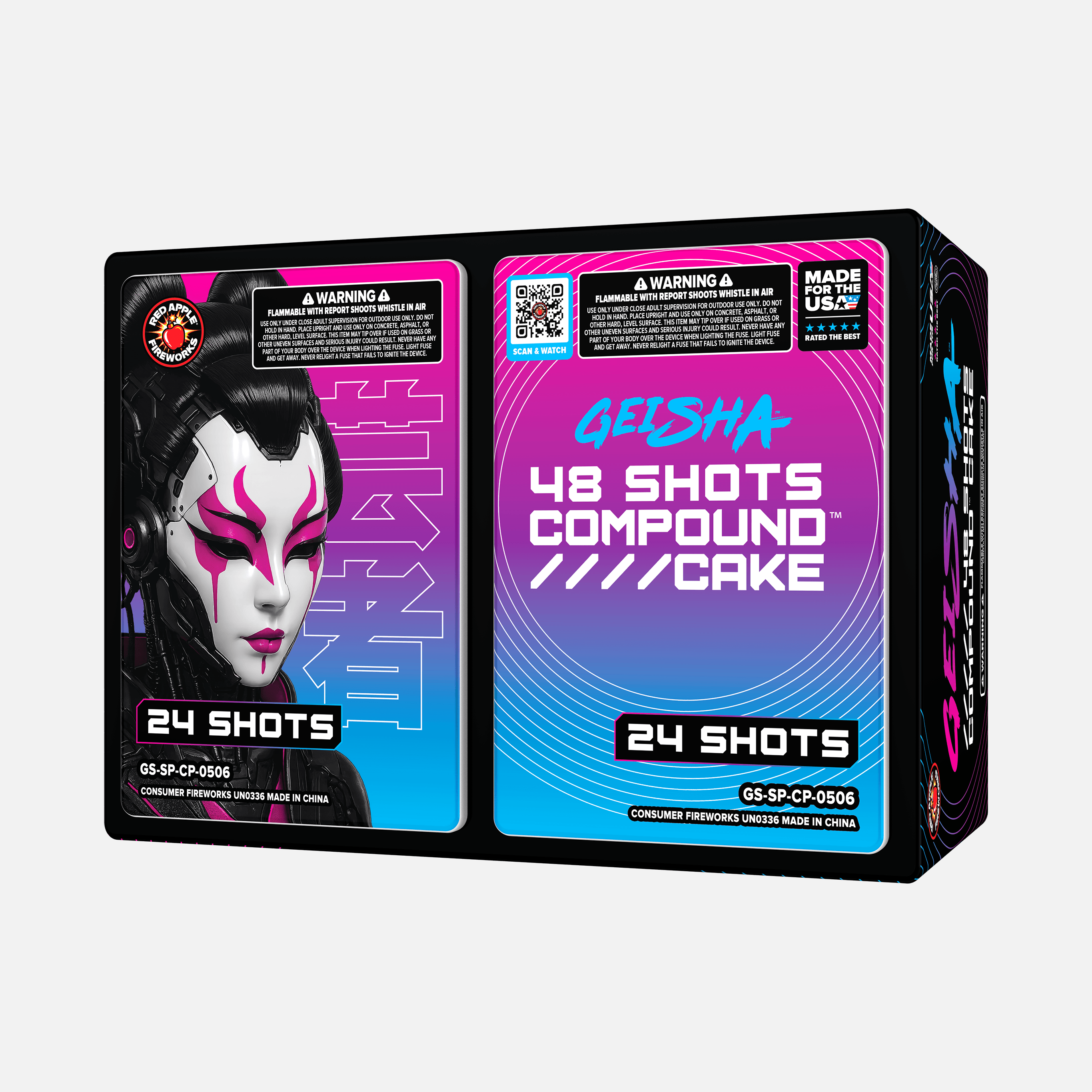 Geisha® 48 Shots Compound™ Cake