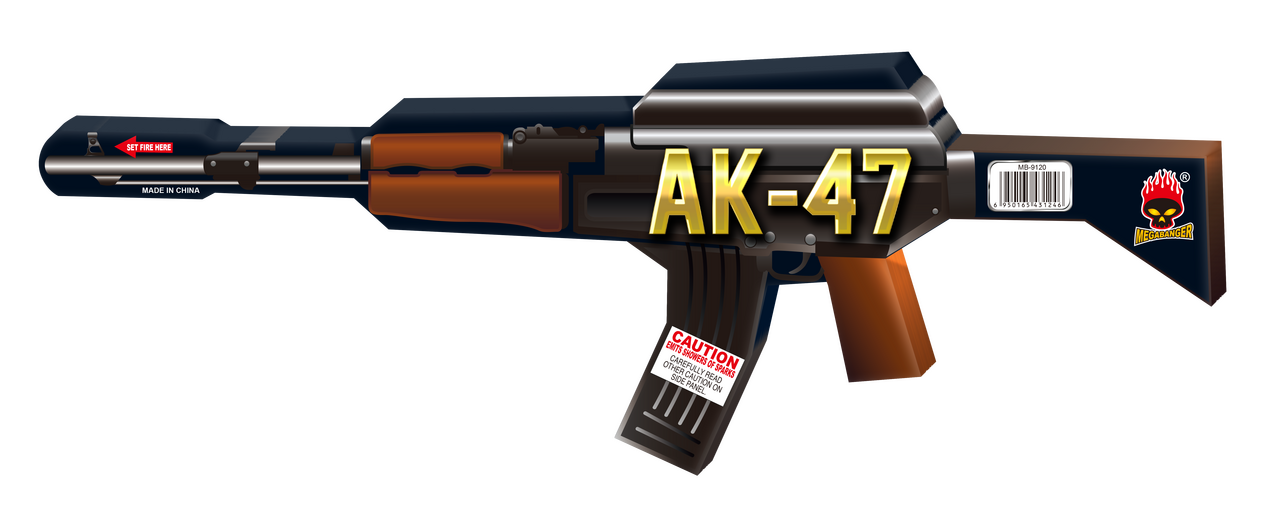 AK-47 Handheld Fountain Handheld Fountains