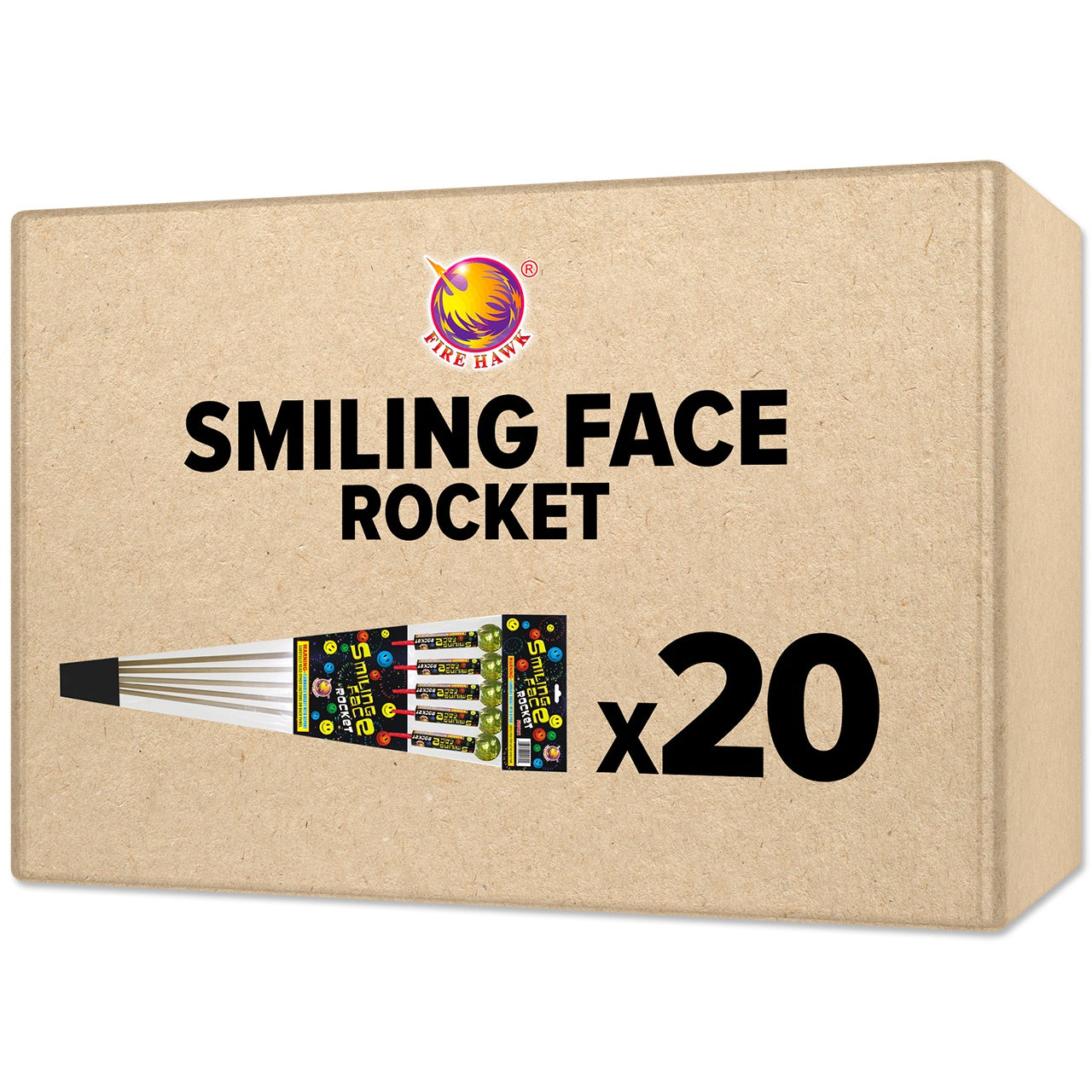 Smiling Face Rockets XL® Rockets