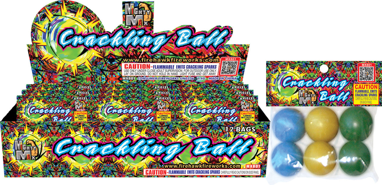 Mighty Max Crackling Ball Novelties