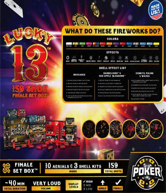 Lucky 13™ 159-Shots Sampler®