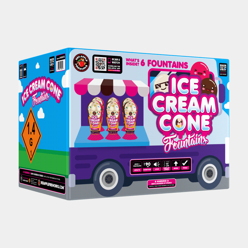 Ice Cream ConeĀ® Fountains Large Fountains