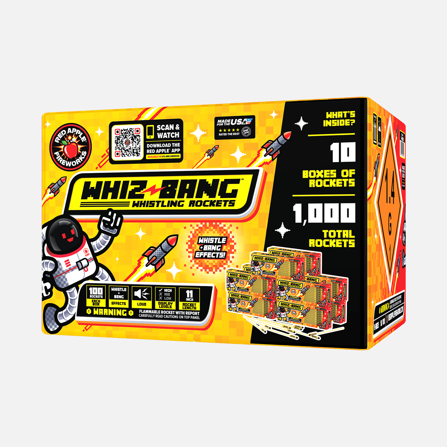 Whiz-Bang™ Whistling Bottle Rockets Standard Rockets