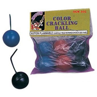 Color Crackling Ball Novelty Novelties