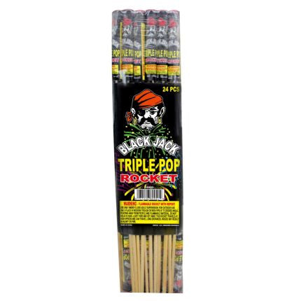 Black Jack Triple Pop's Standard Rocket Large Rockets