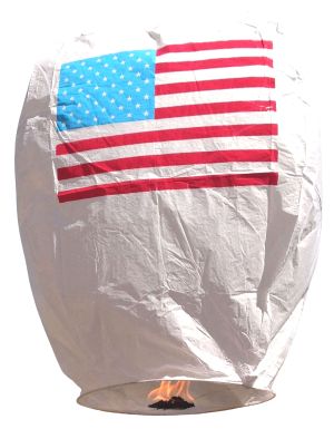 Sky Lanterns-US Flag Star Lanterns®