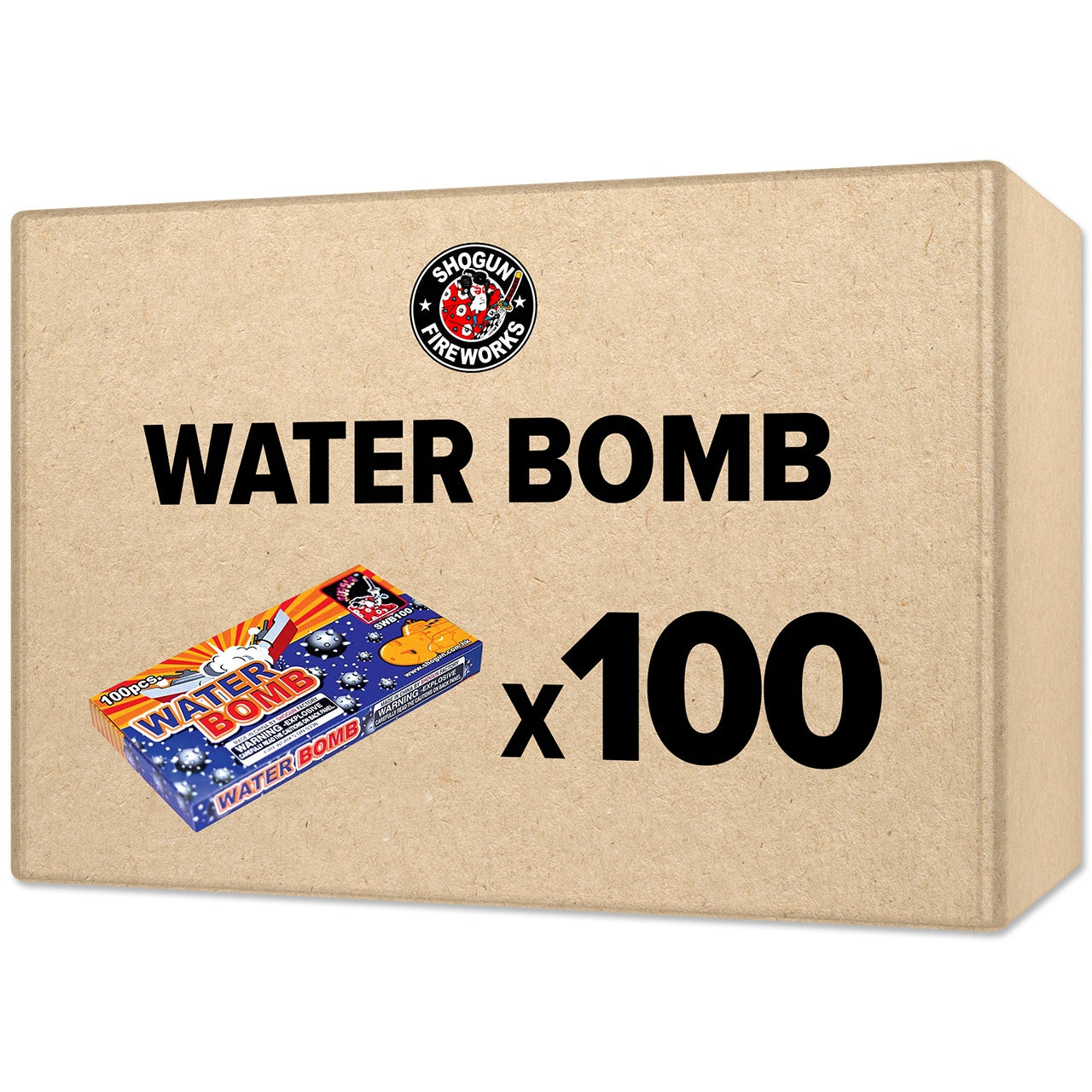Water Bomb 100 Shot Cracker Single-Fuse Firecrackers