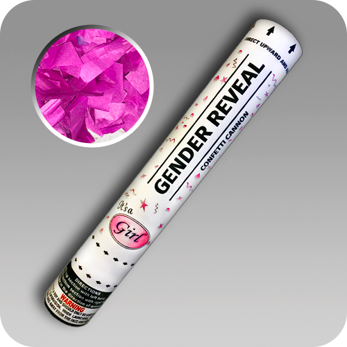 Pink Confetti Cannon
