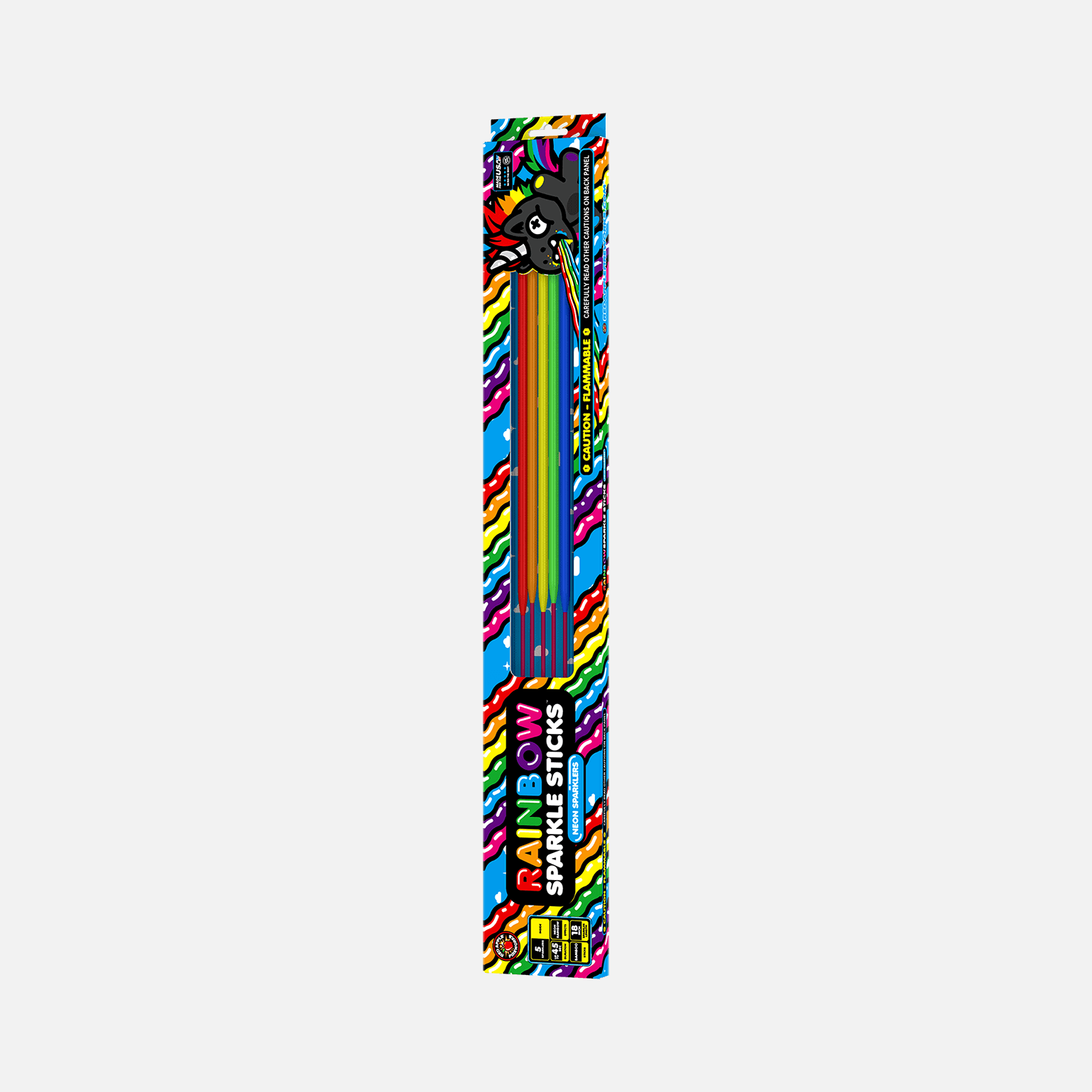 Rainbow Sparkle Sticks⢠Sparklers