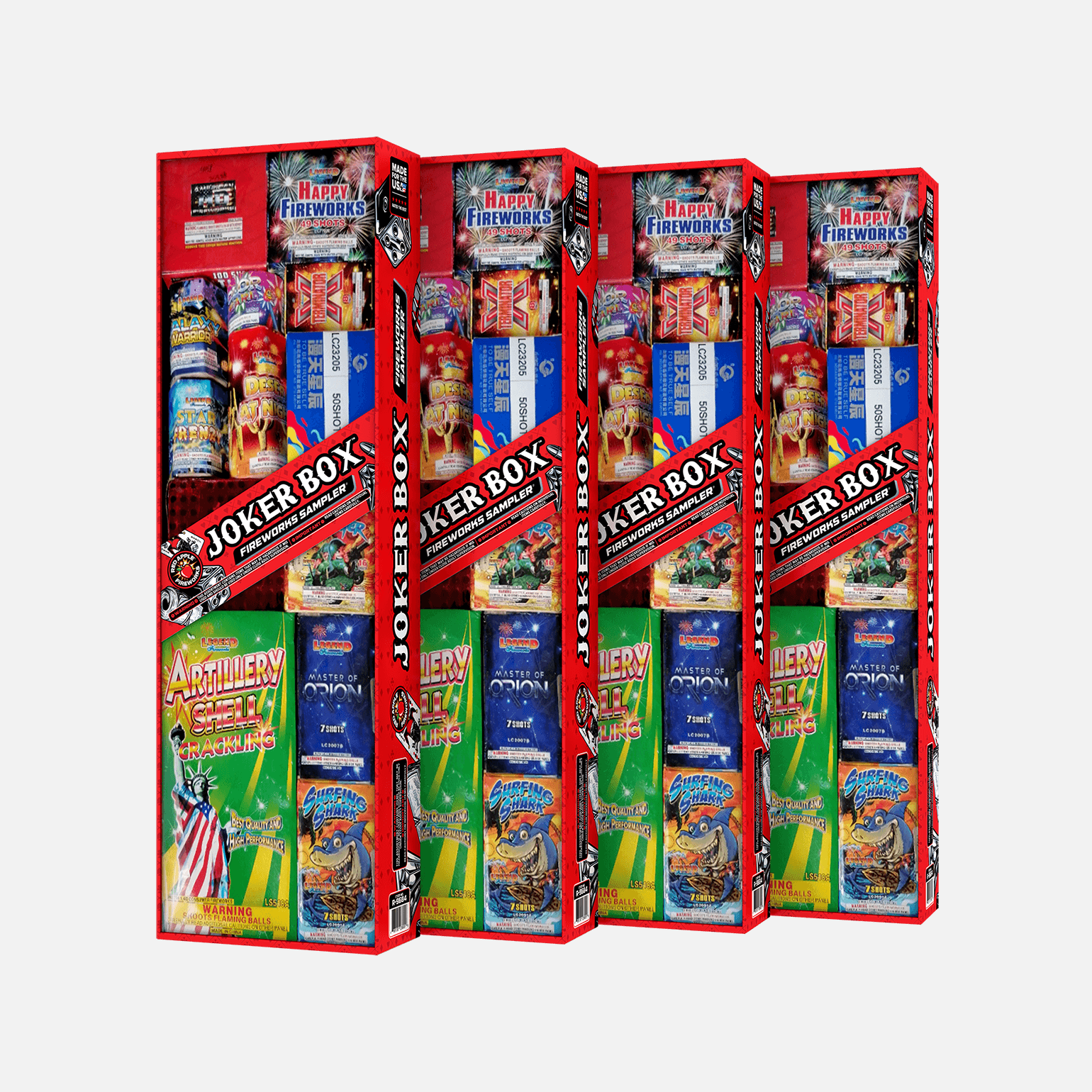 Joker⢠Box 370 Shot Fireworks Samplers® Sky Show Samplers®