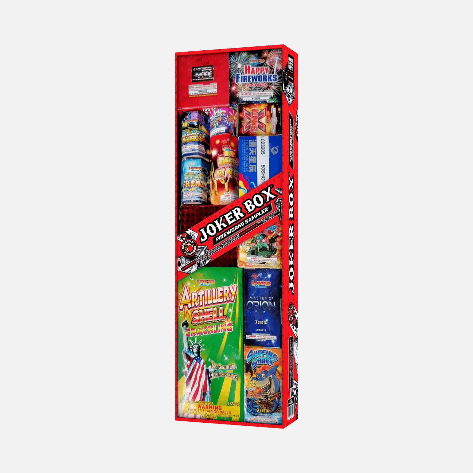 Joker⢠Box 370 Shot Fireworks Samplers® Sky Show Samplers®