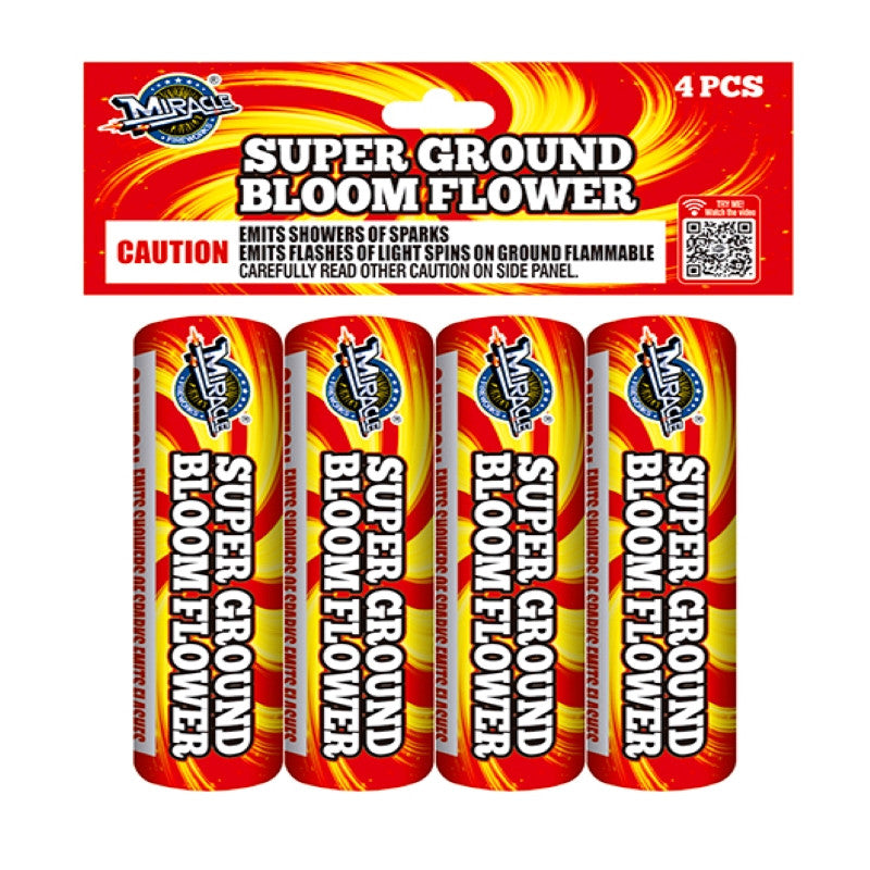 Super Ground Bloom Flower Spinners Ground Spinners