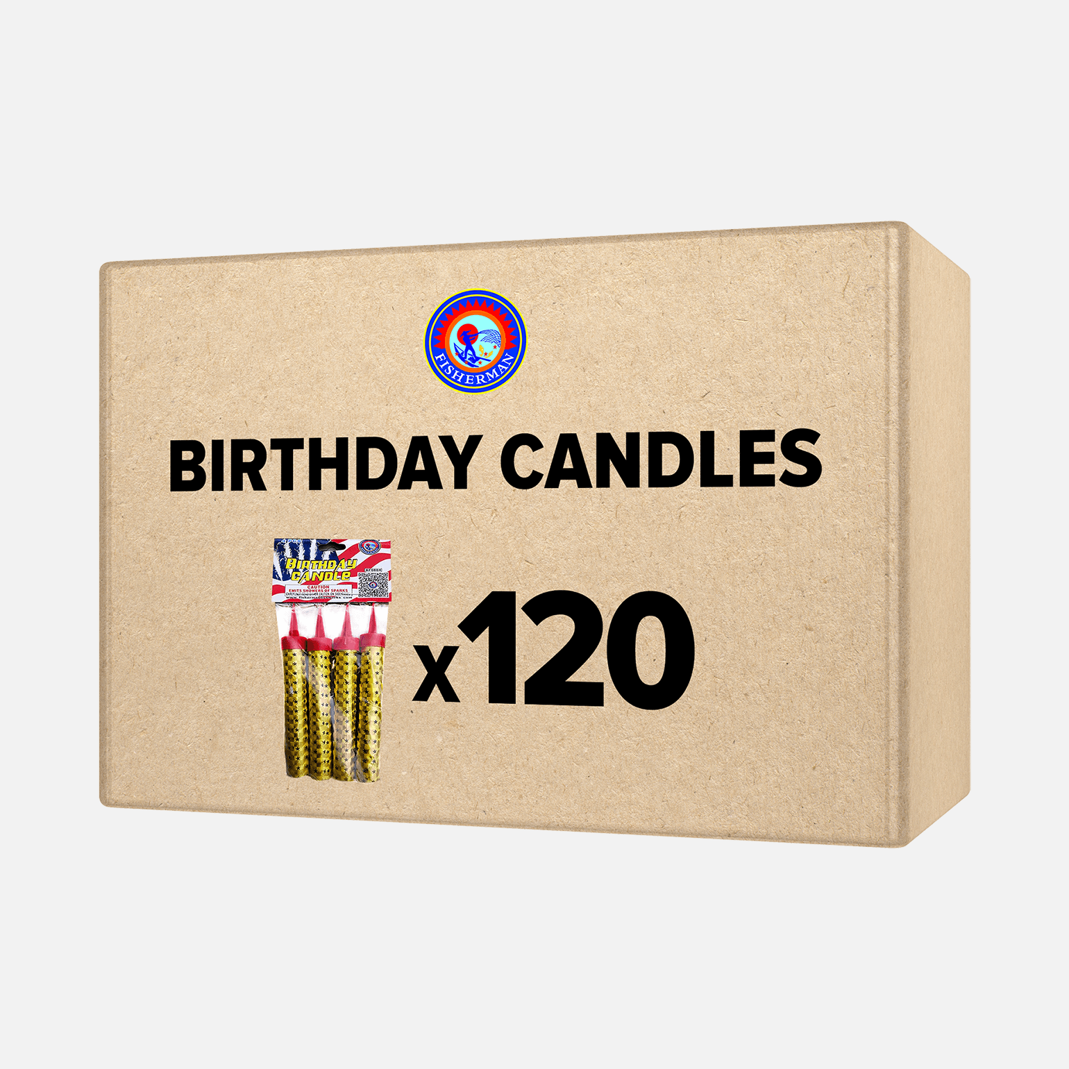 4" Birthday Candle