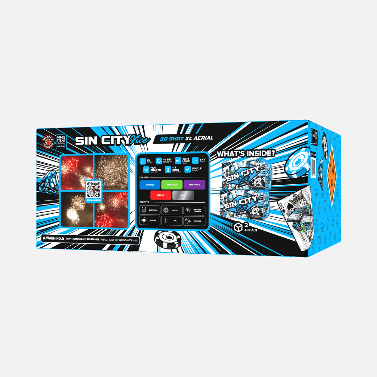 Sin City Vice™ 30 Shot XL® Aerial