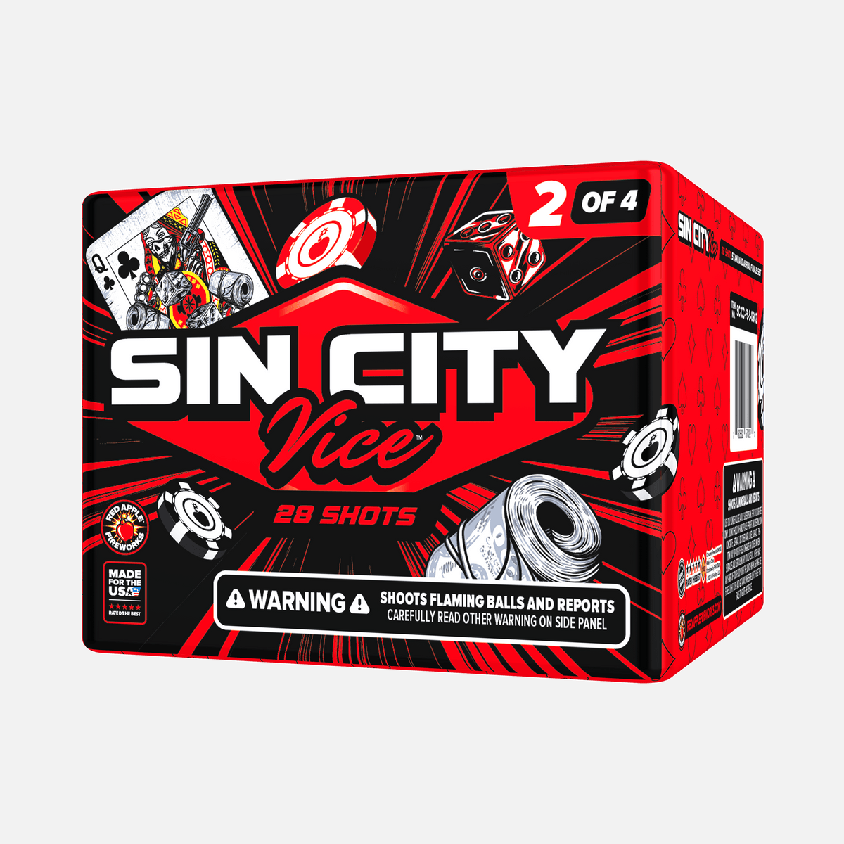 Sin City Vice™ 112 Shot Standard Aerial Finale Sets®