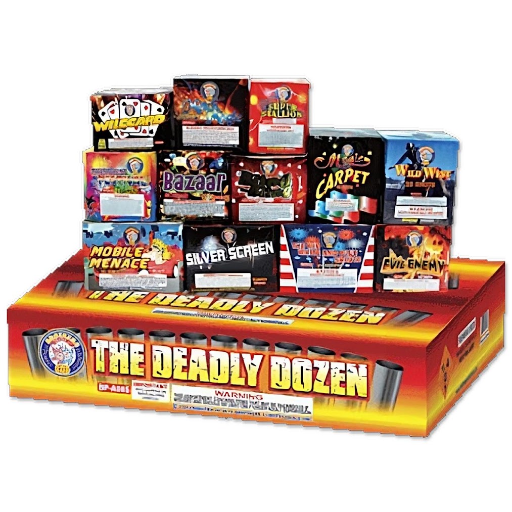 The Deadly Dozen 343 Shot Standard Finale Sets Standard Finale Sets® (Up to 1200 Grams)