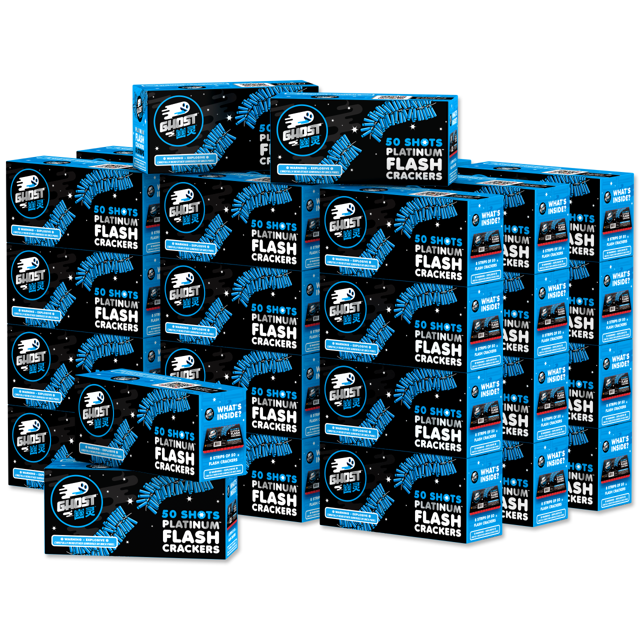 50-Shots Platinum® Flash Crackers Firecracker Rolls and Strips