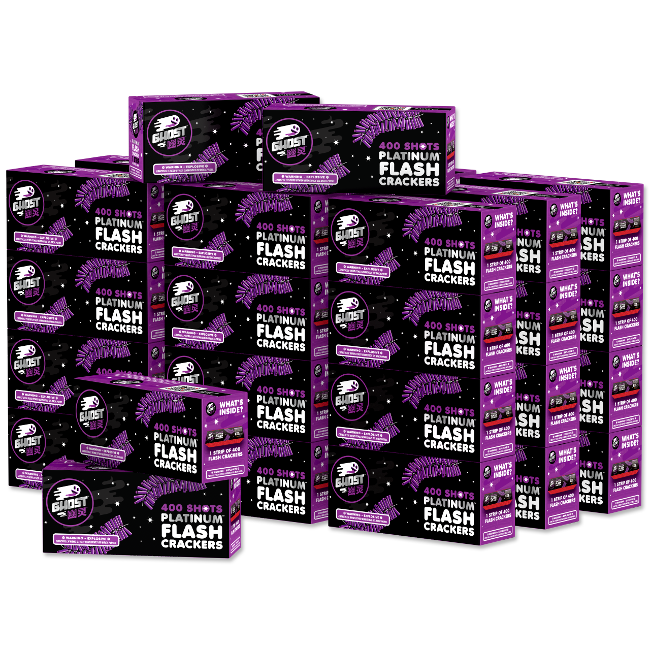 400 Shots Platinum® Flash Crackers | 40/1/400 Firecracker Rolls and Strips