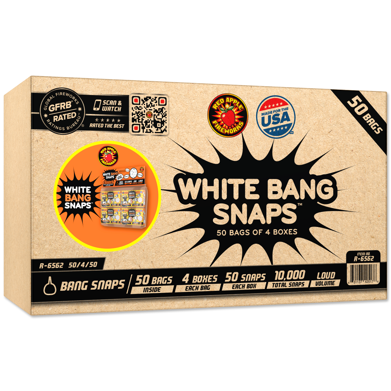 White Bang Snaps™ | 200 Pack Snaps