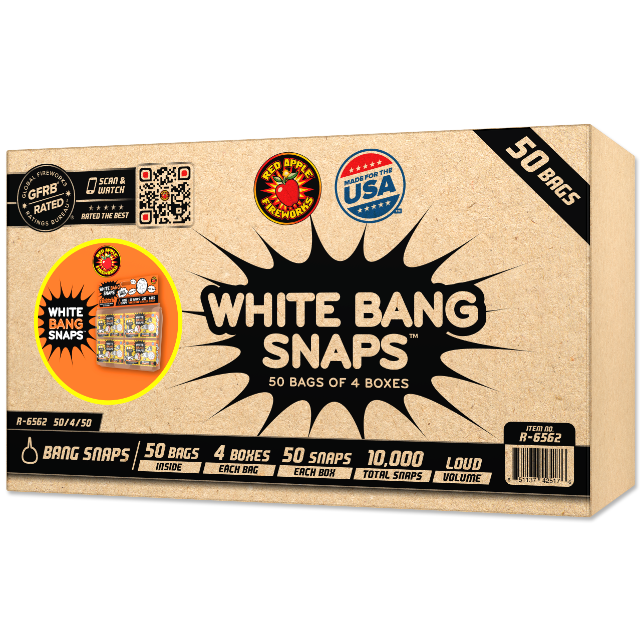 White Bang Snaps™ | 200 Pack Snaps