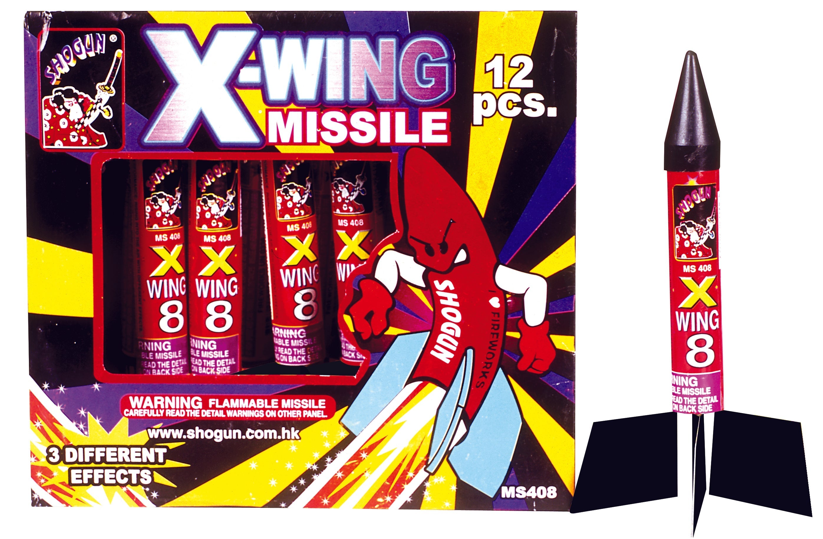 X-Wing 8 Missile 8 Inch Missiles
