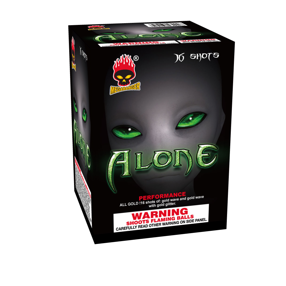Alone 16 Shot Standard Aerial Standard Aerial Cakes (Up to 200 Grams)