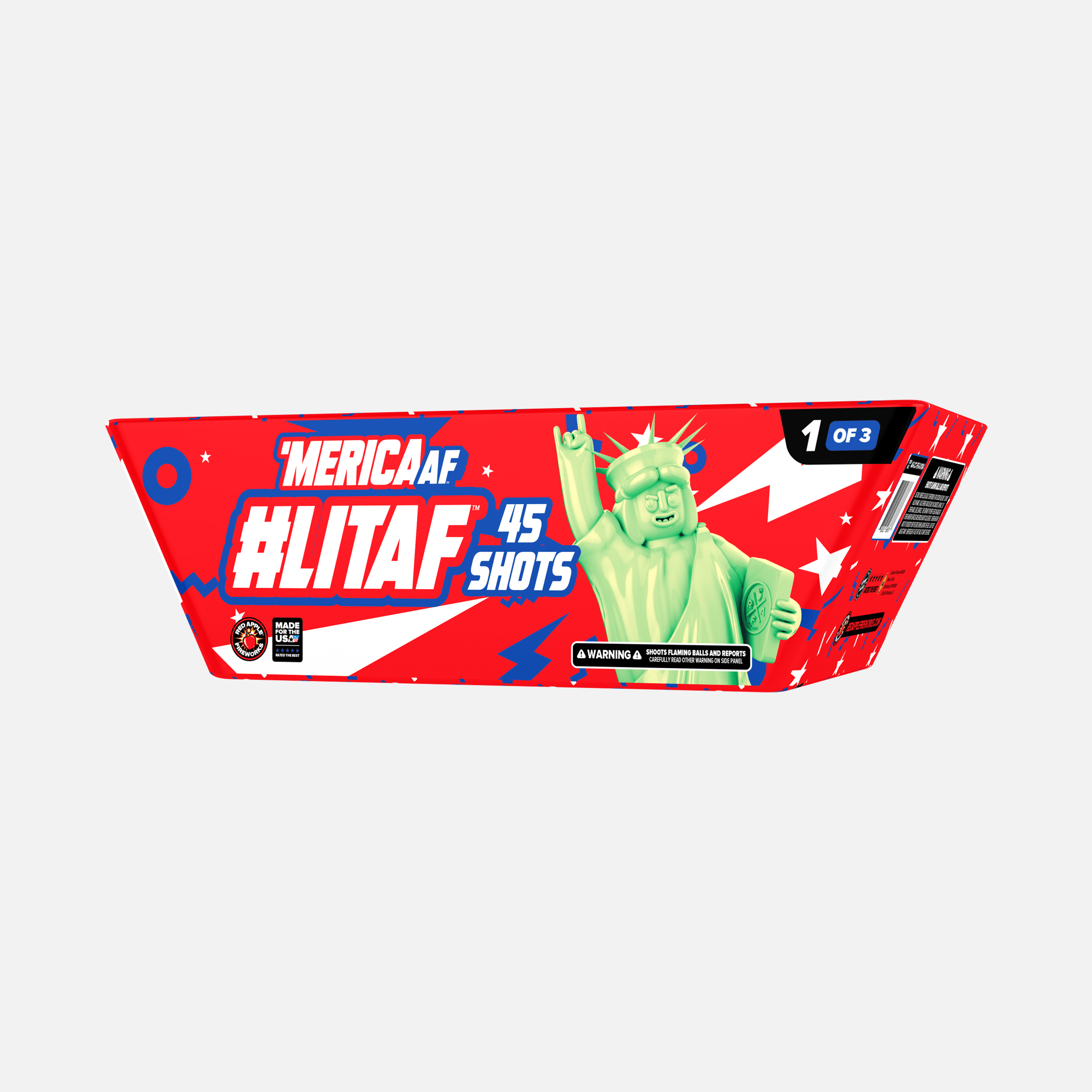 'MERICA AF™ #LITAF™ 135 Shots XL® Aerial Finale Set®