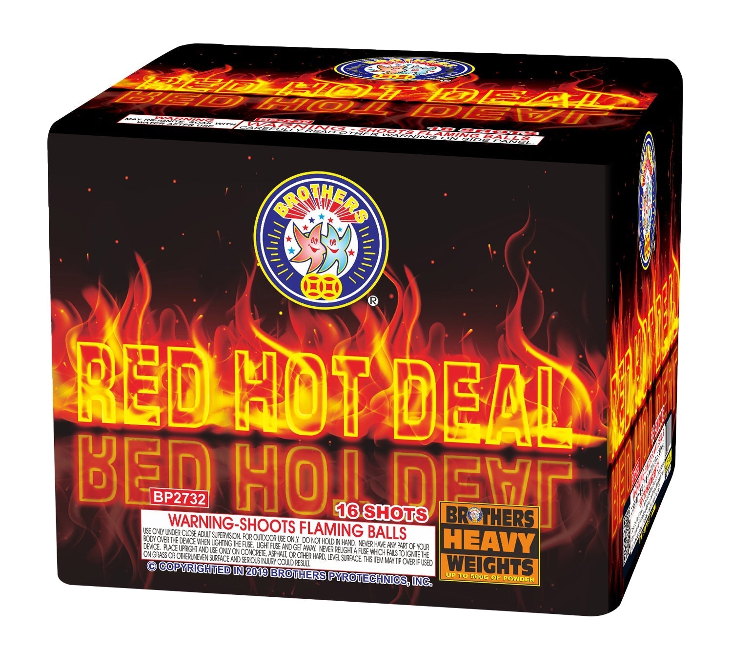 Red Hot Deal 16 Shots XL Aerial XL® Aerial Cakes (Up to 500 Grams)