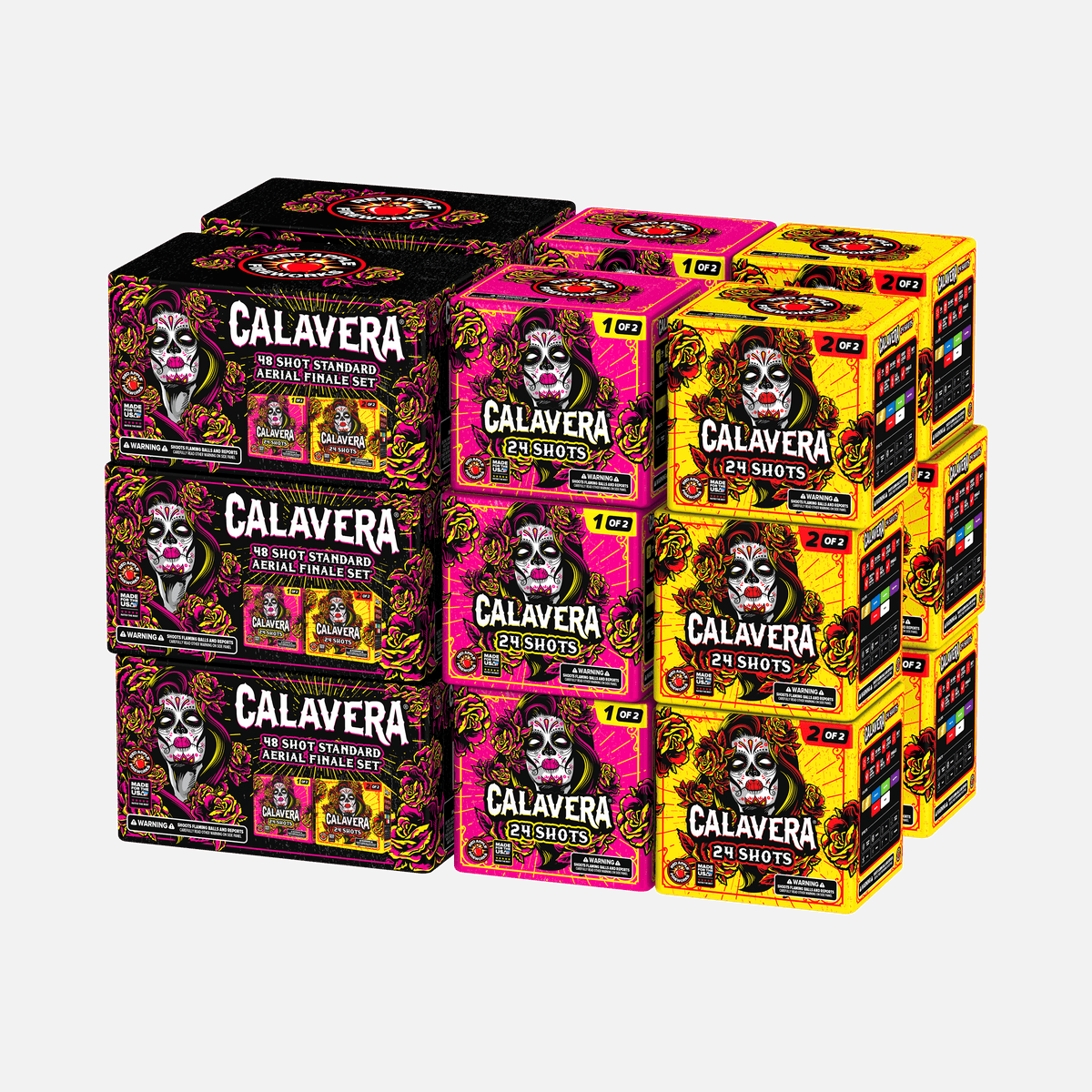 Calavera® 48 Shot Standard Aerial Finale Sets