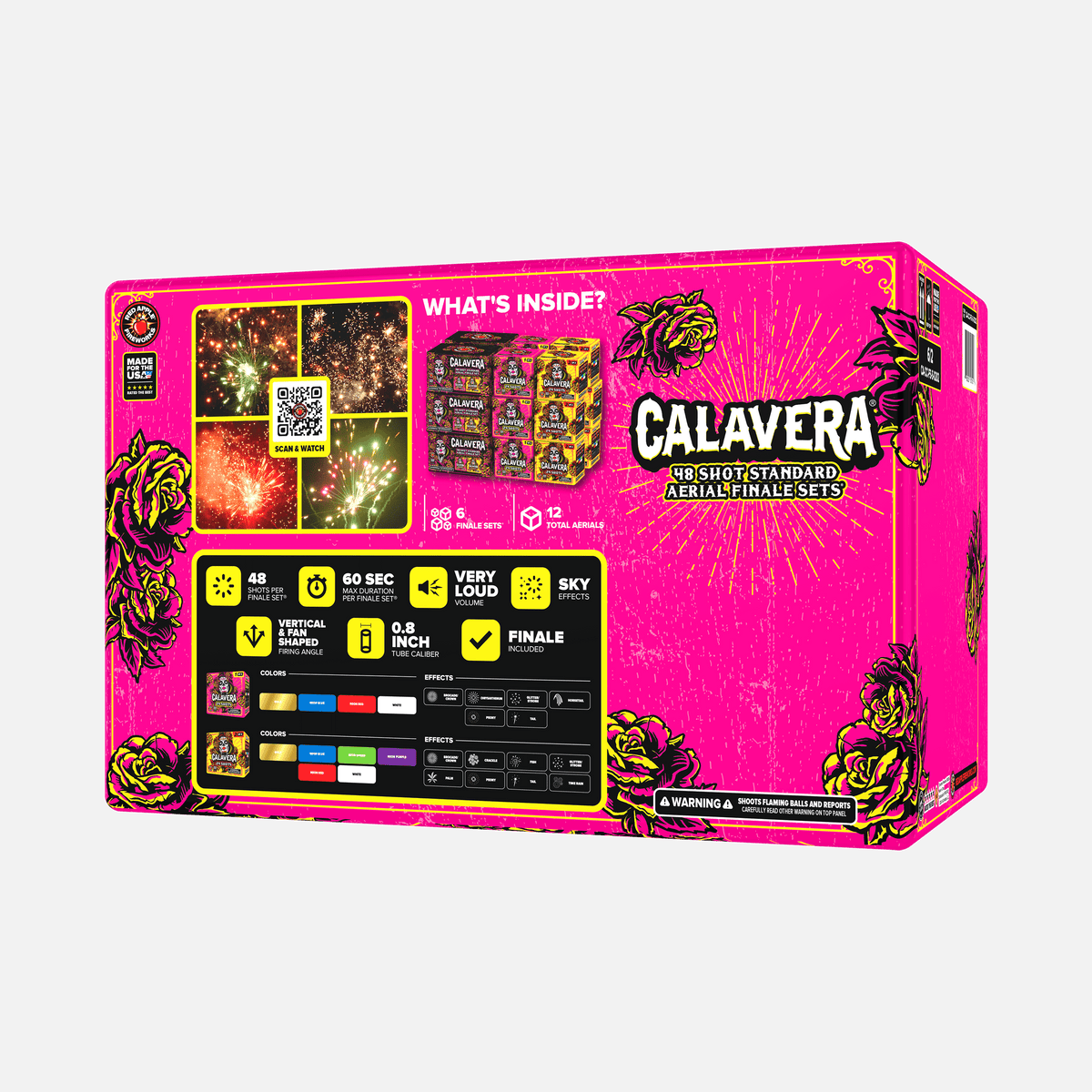 Calavera® 48 Shot Standard Aerial Finale Sets