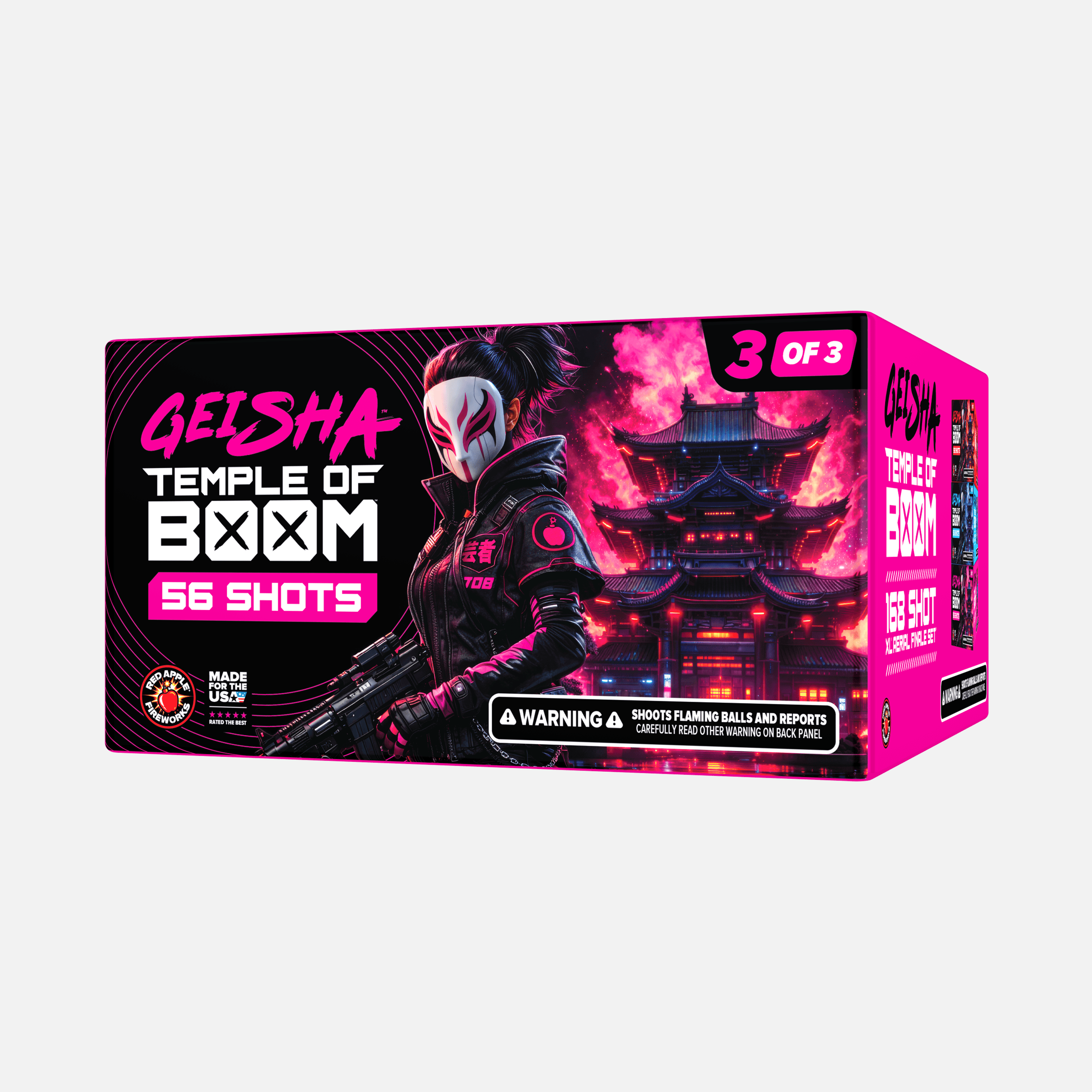 Geisha® Temple of Boom™ 168 Shot XL® Aerial Finale Set®