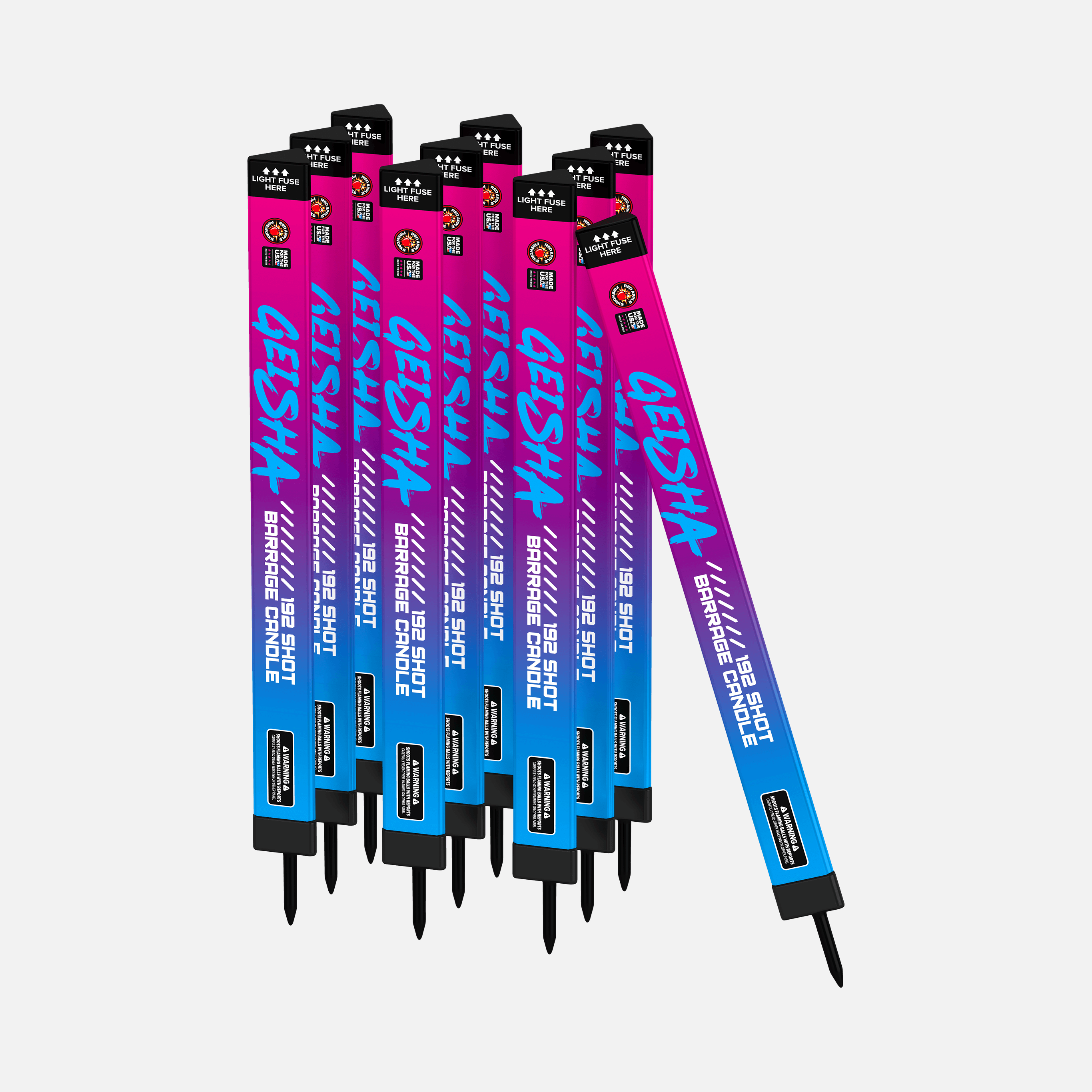 Geisha 192 Shot Barrage Candles