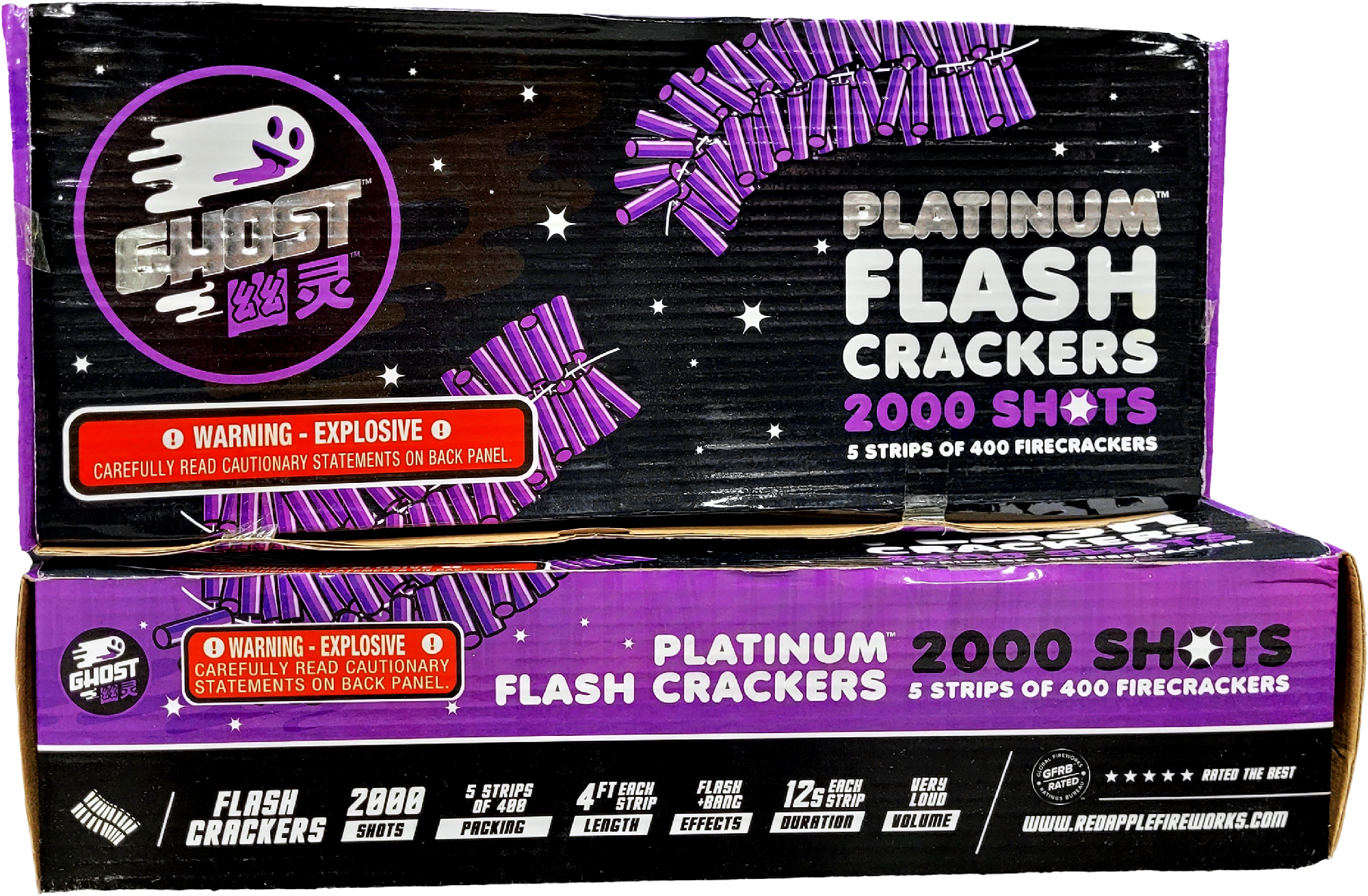 400-Shots Platinum® Flash Crackers - 2017 Firecracker Rolls and Strips