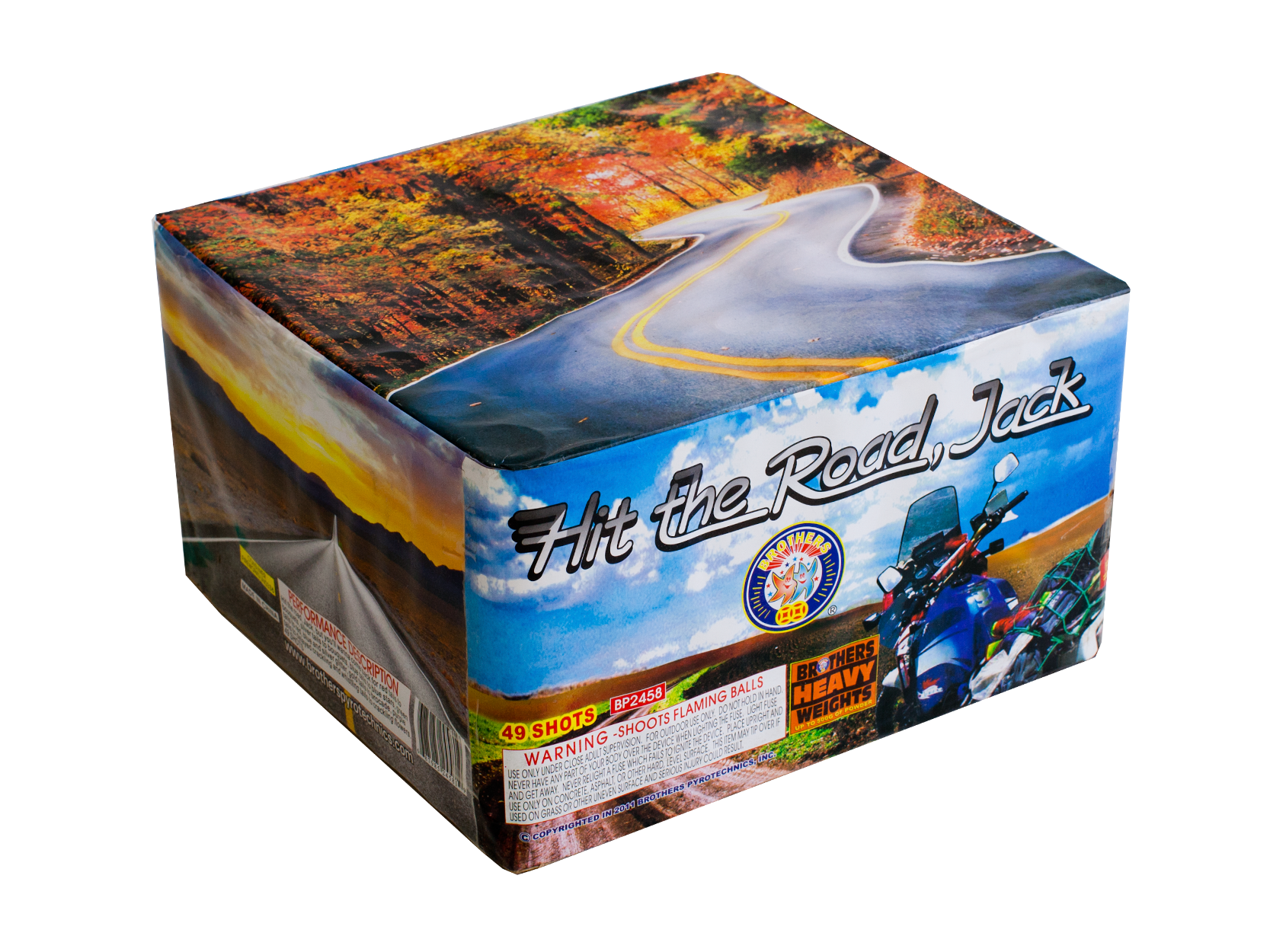 Hit The Road, Jack 49 Shots XL Aerial XL® Aerial Cakes (Up to 500 Grams)