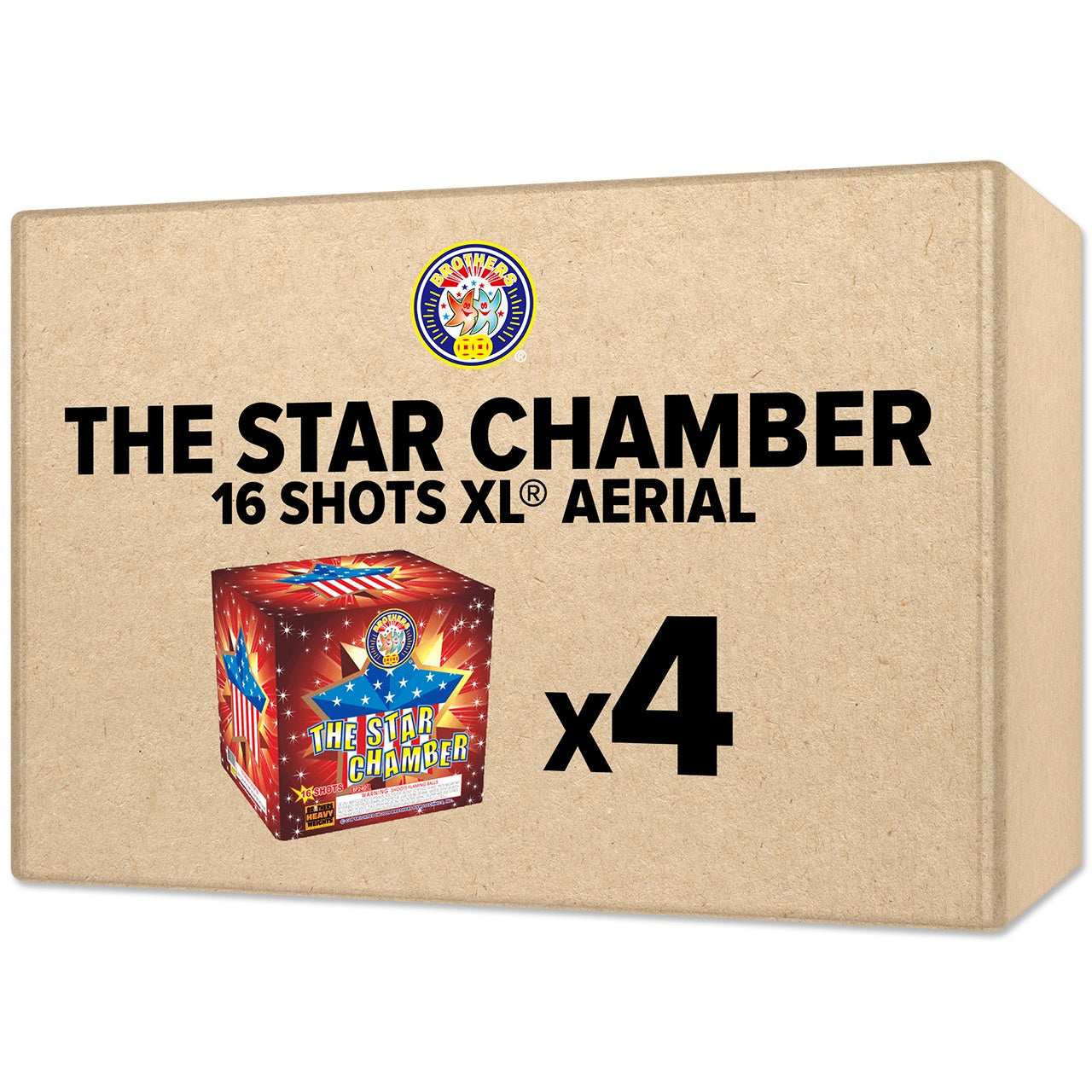 The Star Chamber 16 Shots XL Aerial XL® Aerial Cakes (Up to 500 Grams)