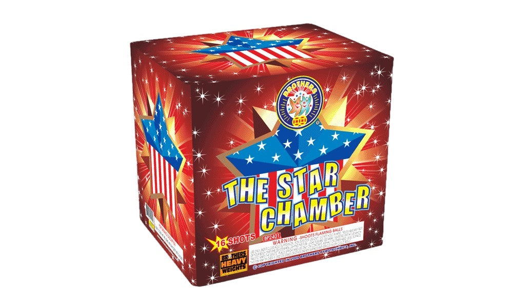 The Star Chamber 16 Shots XL Aerial XL® Aerial Cakes (Up to 500 Grams)