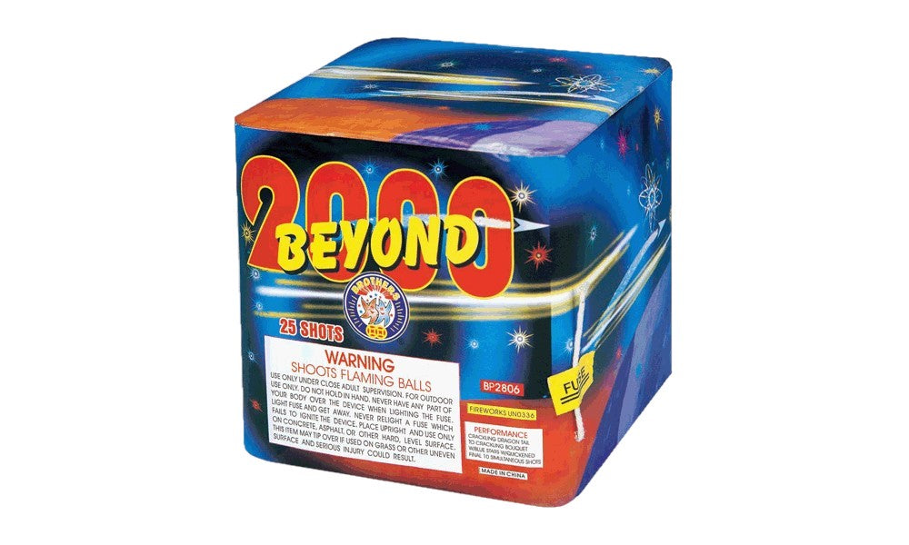 Beyond It All 25 Shots Standard Aerial Standard Aerial Cakes (Up to 200 Grams)