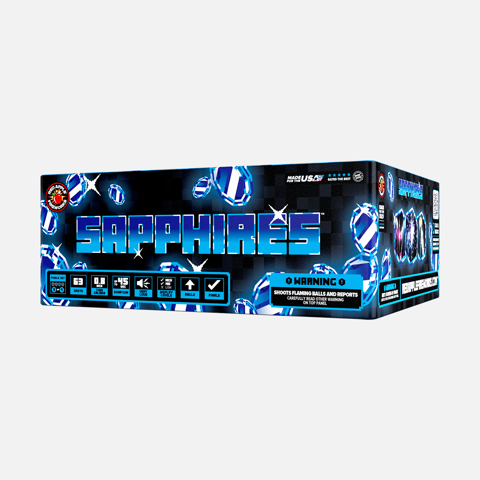 Jewels™ 252-Shots XL® Aerial Finale Set® XL® Finale Sets® (Up to 2000 Grams)