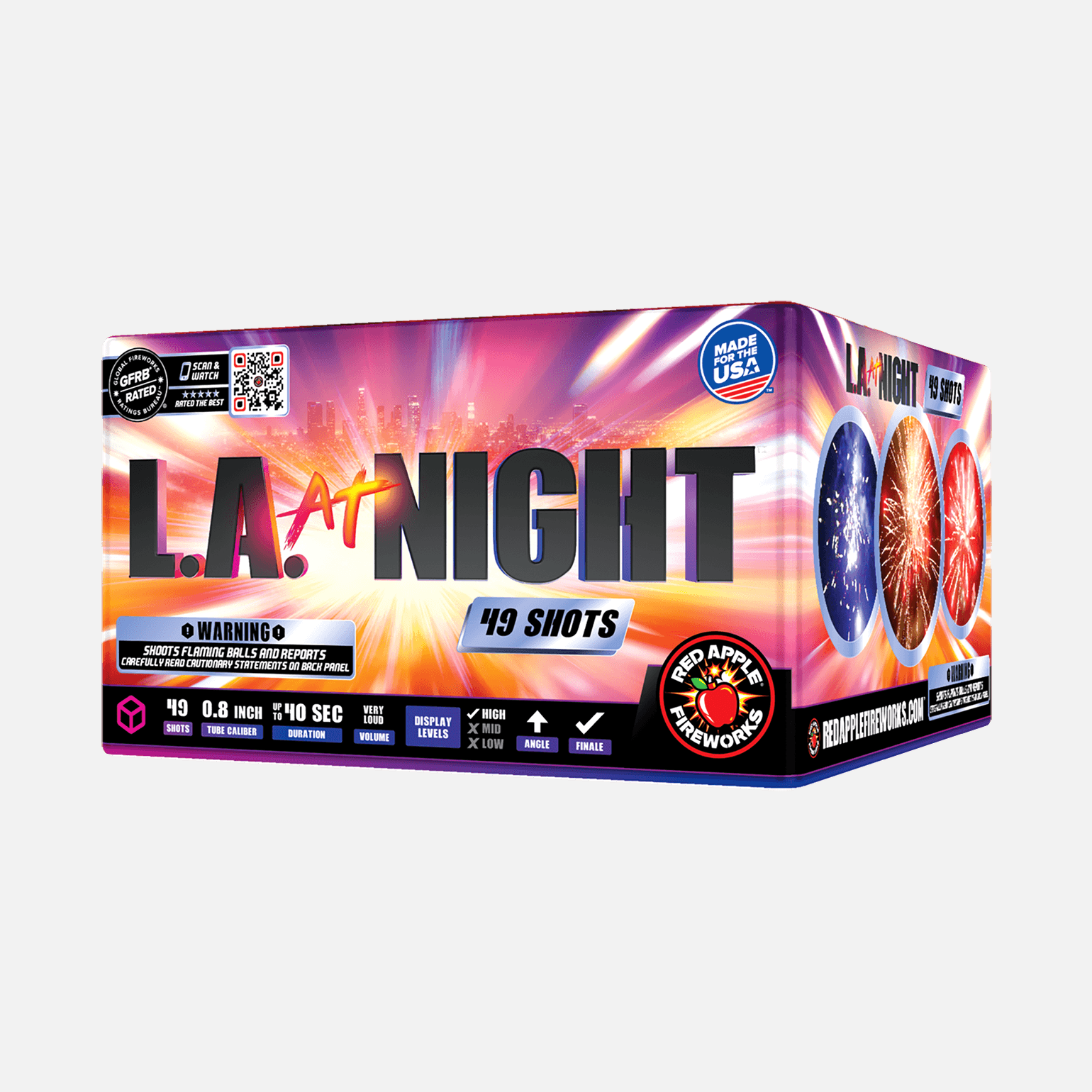 Coast 2 Coast™ 49-Shots Large Aerials Large Aerial Cakes (Up to 350 Grams)
