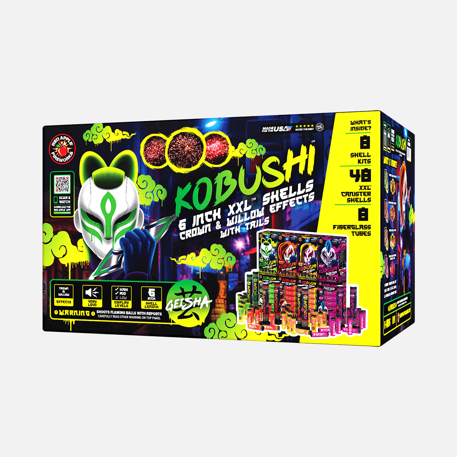 Kobushi™ 6 Shot 6-Inch XXL™ Canister Shells Canister Shell Kits