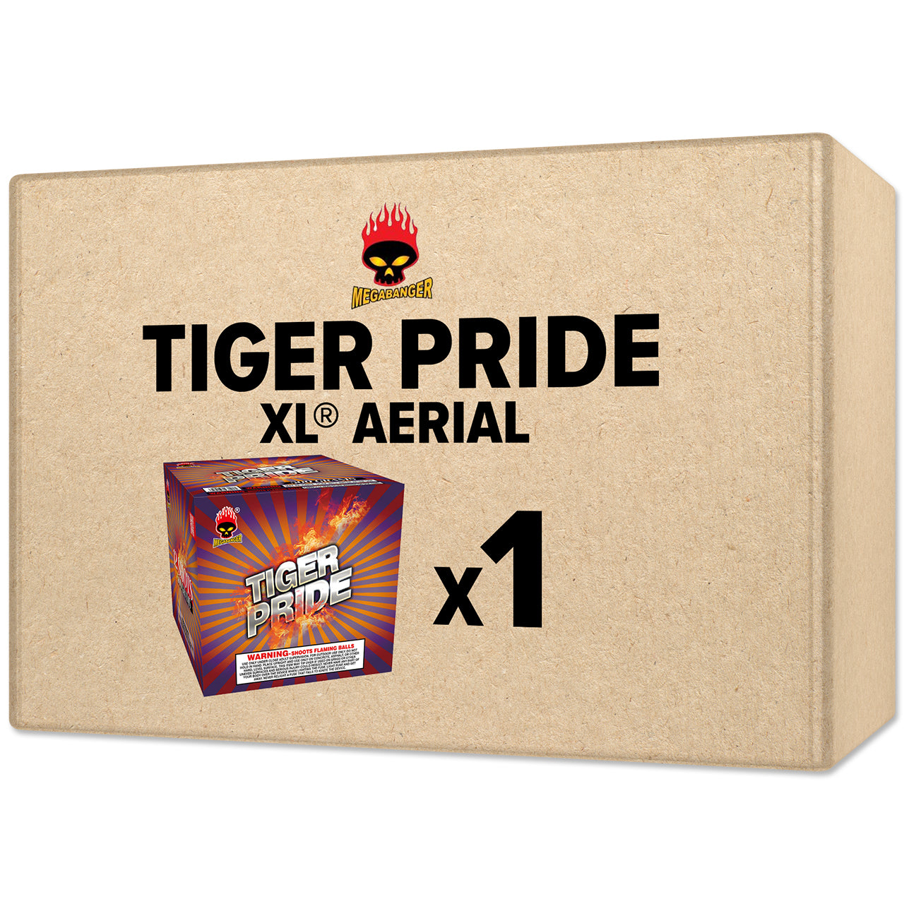 Tiger Pride XL Aerial Cake XL® Aerial Cakes (Up to 500 Grams)